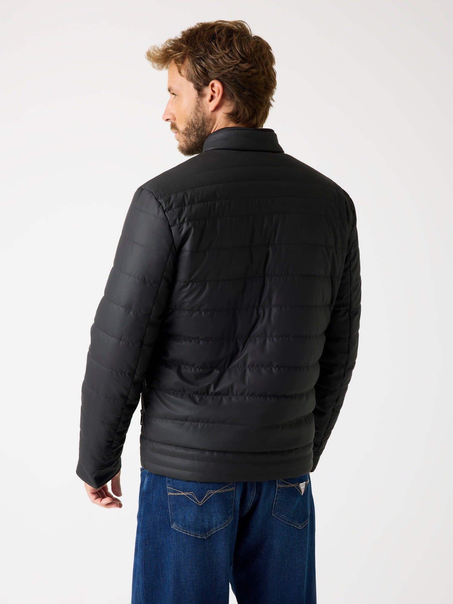 Quilted Erkek Biker Ceket