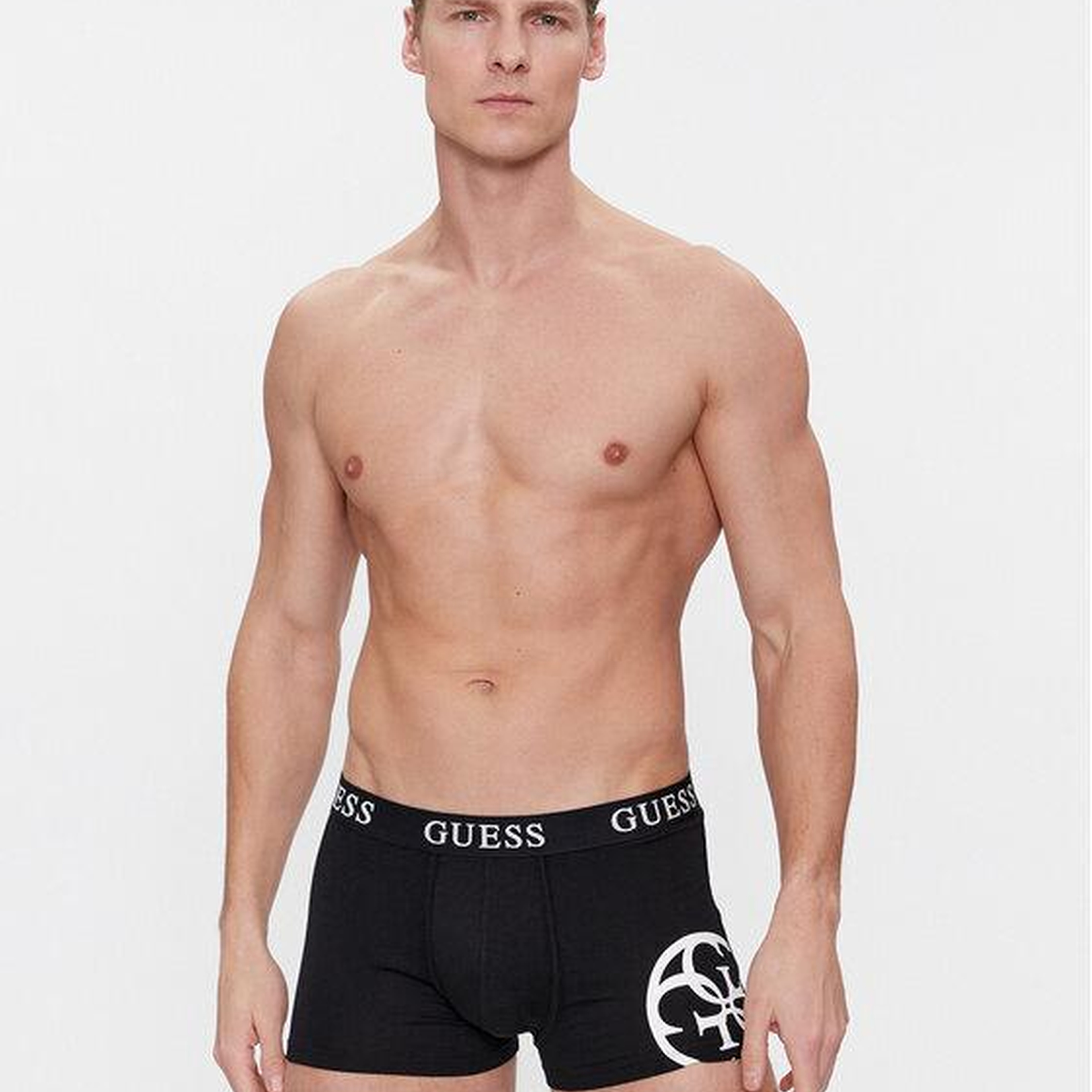 Placed Logo Erkek 3'Lü Boxer Paketi
