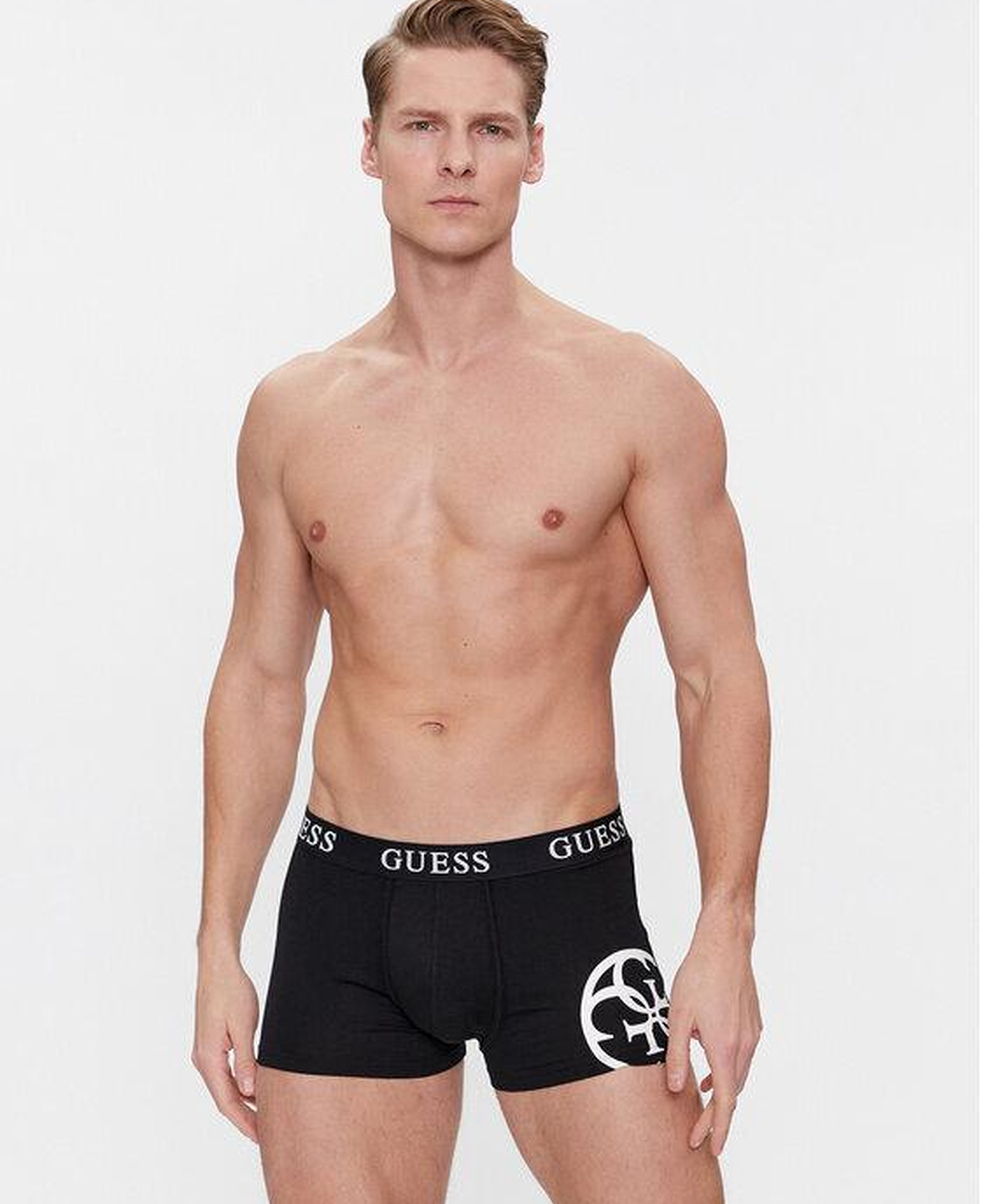 Placed Logo Erkek 3'Lü Boxer Paketi