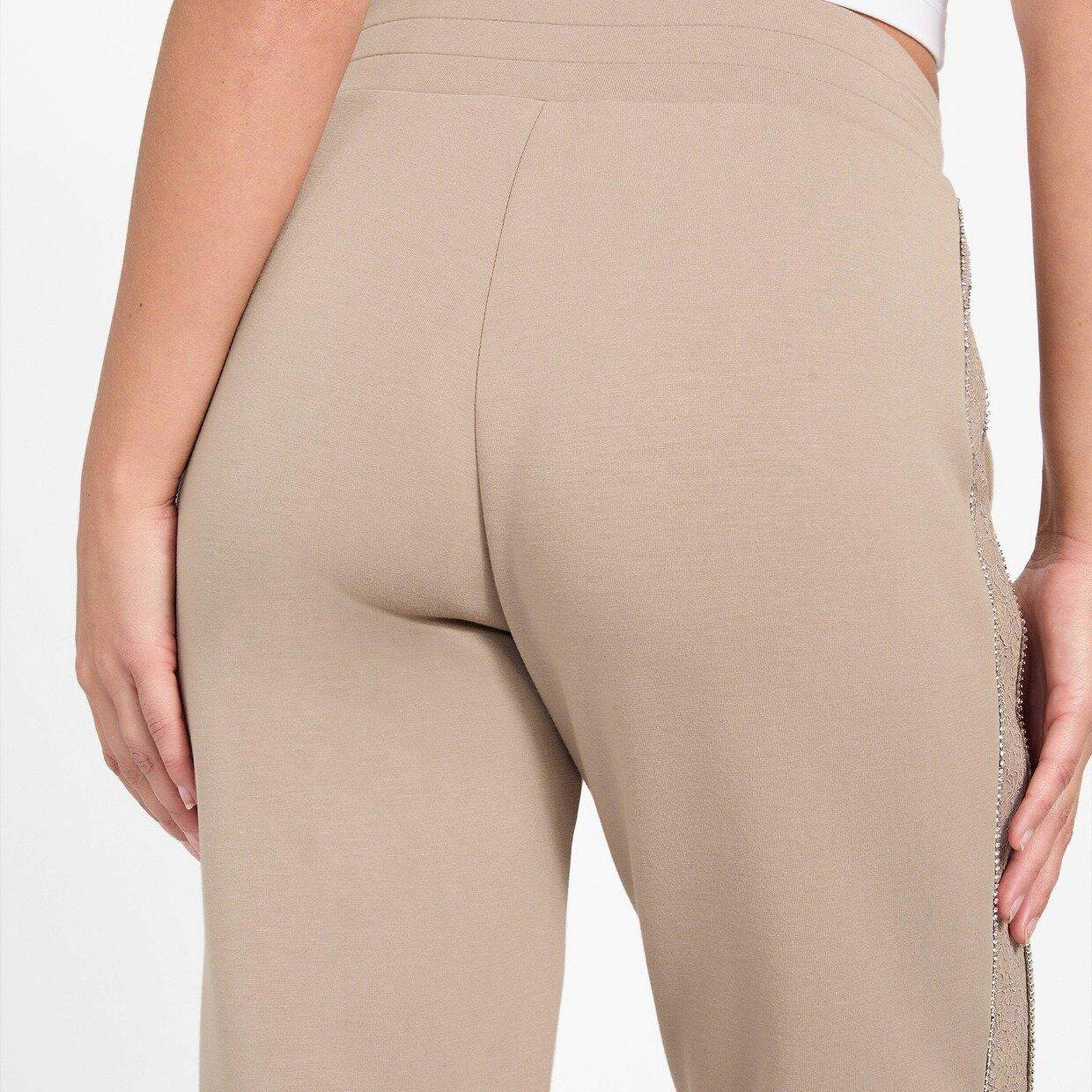 Victoire Kadın Slim Fit Scuba Pantolon