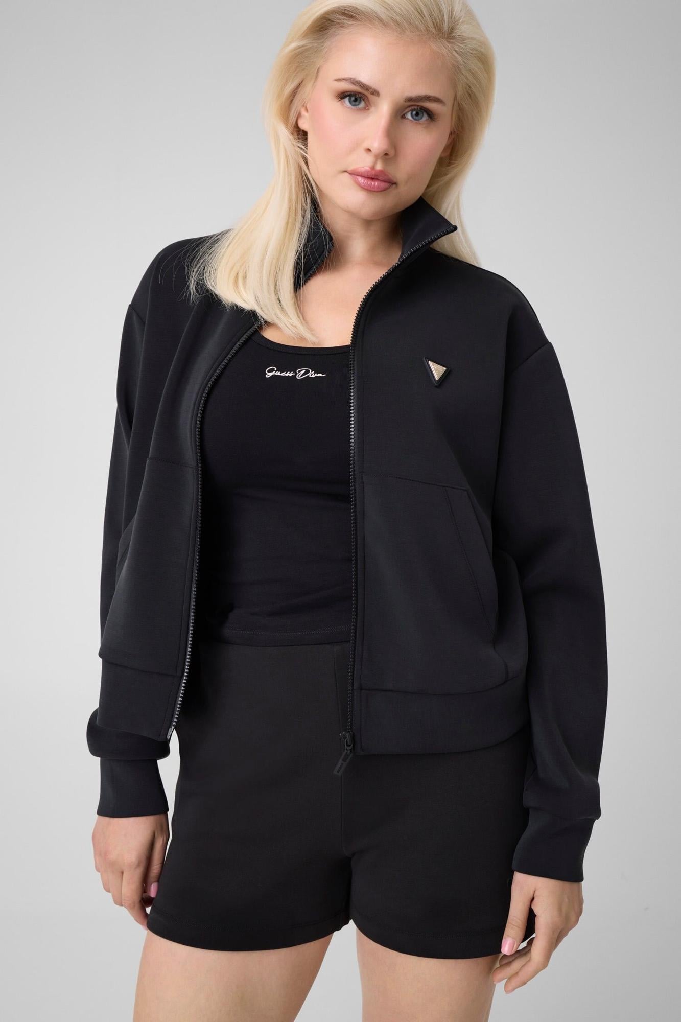 Yüksek Yakalı Sweatshirt