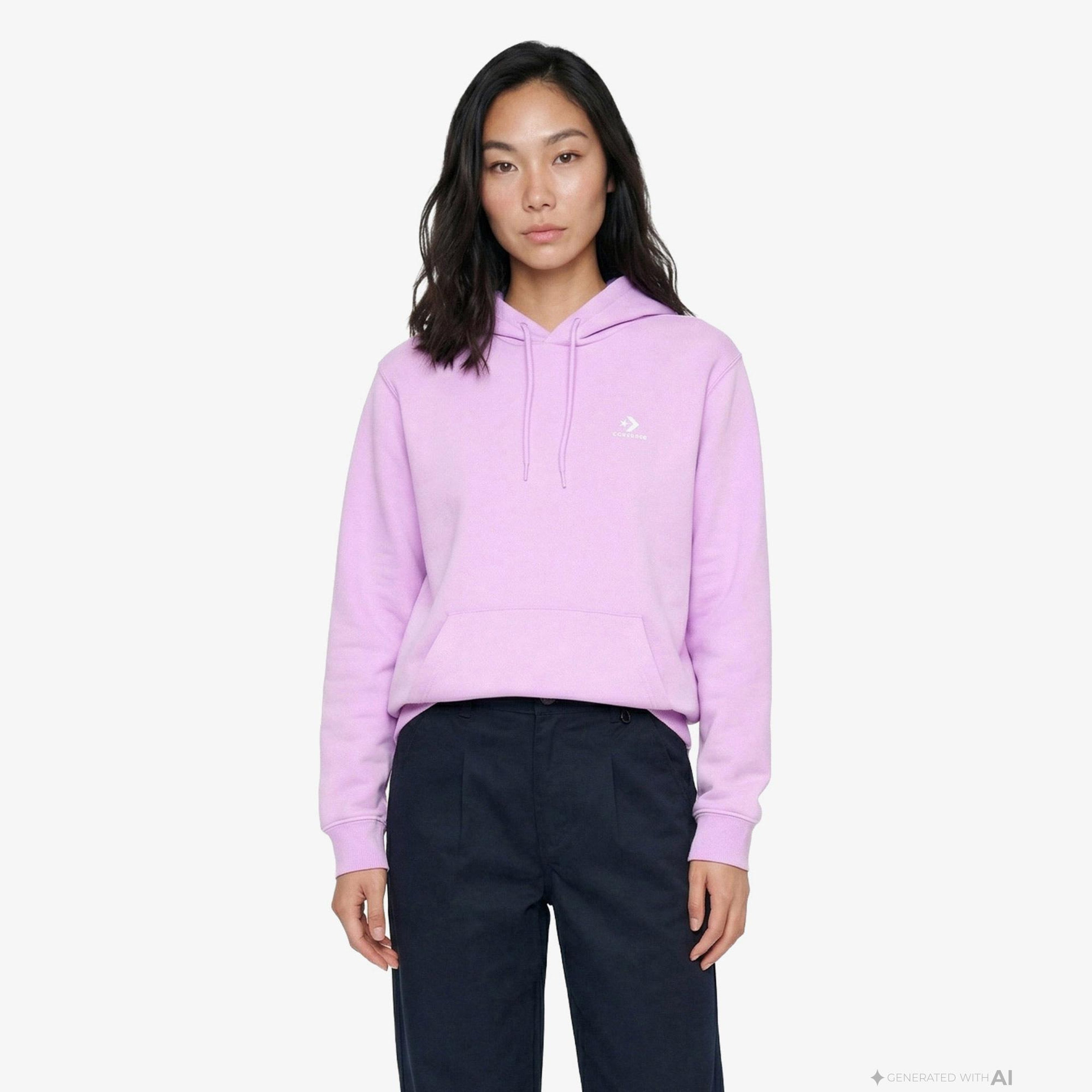 Converse Go-To Unisex Lila Hoodie