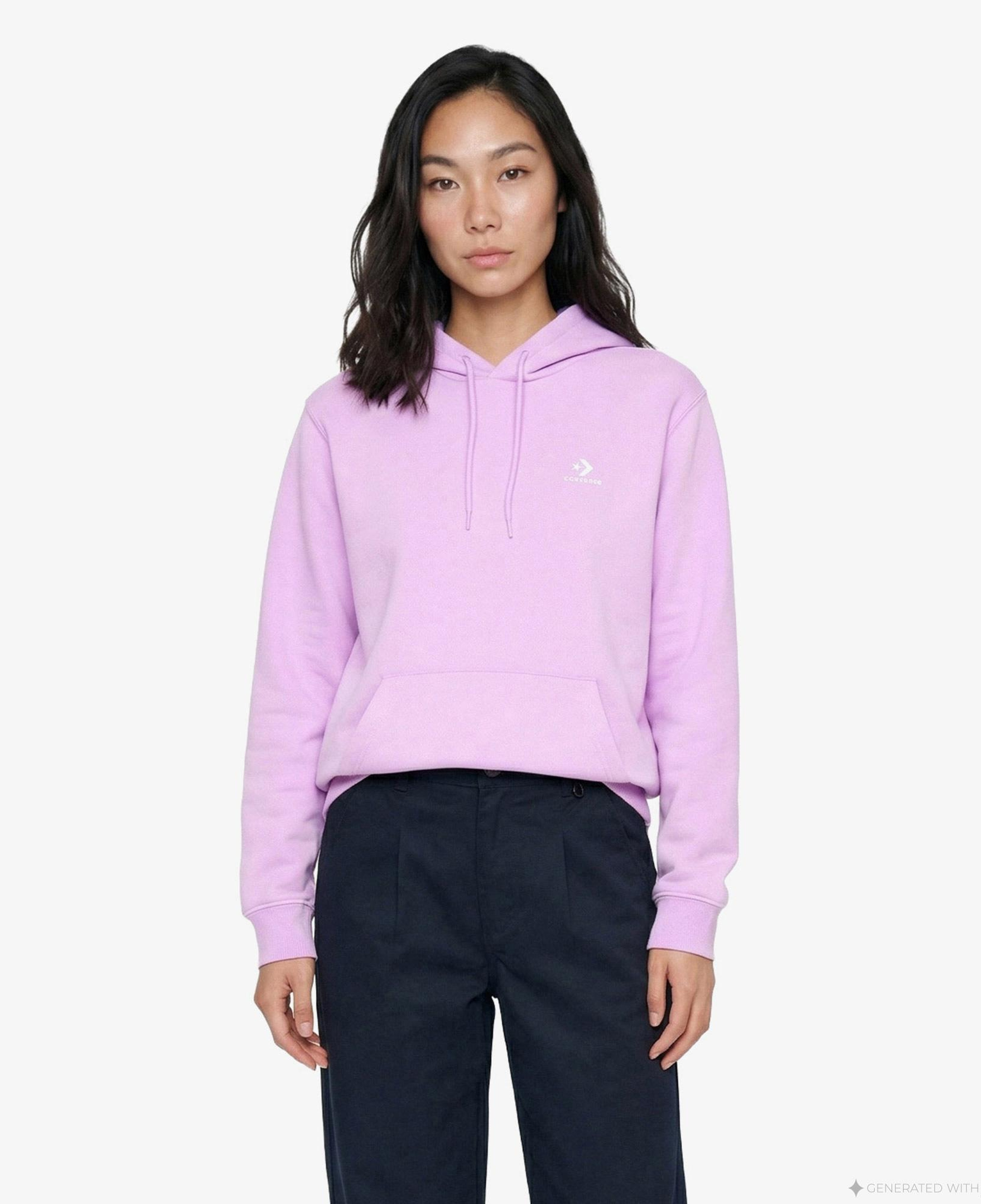 Converse Go-To Unisex Lila Hoodie