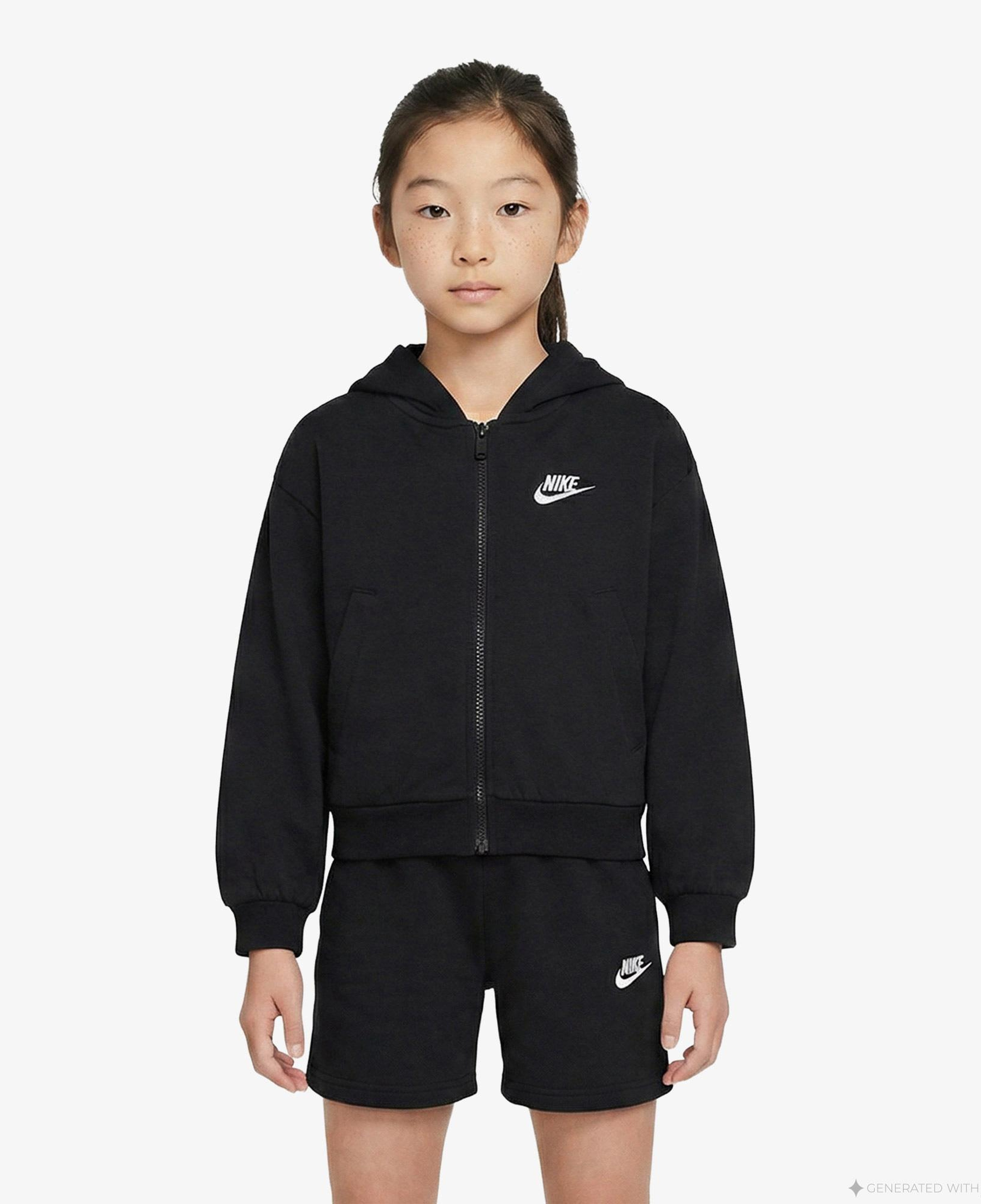 Nike Sportswear Çocuk Siyah Hoodie