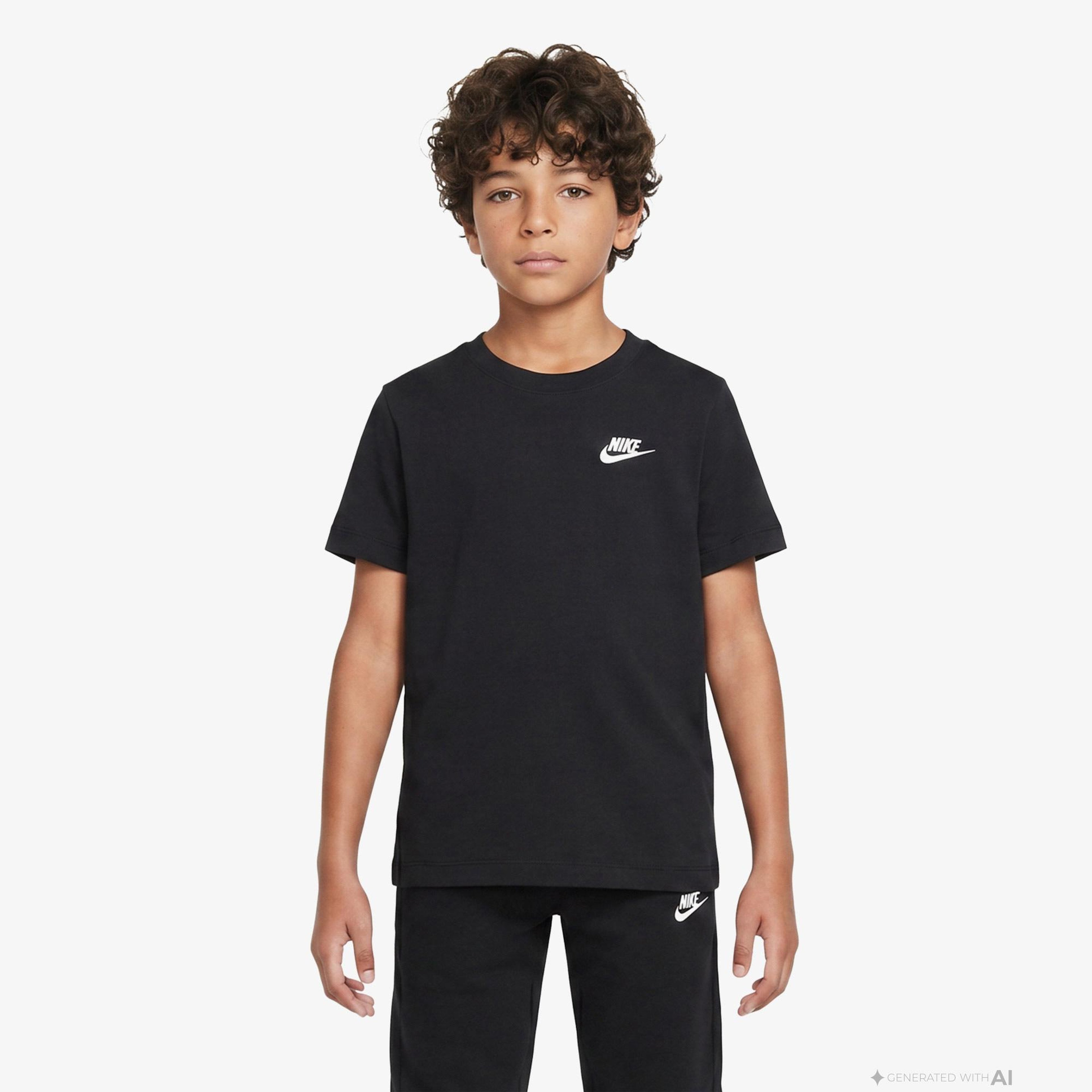 Nike Sportswear Futura Çocuk Siyah T-Shirt