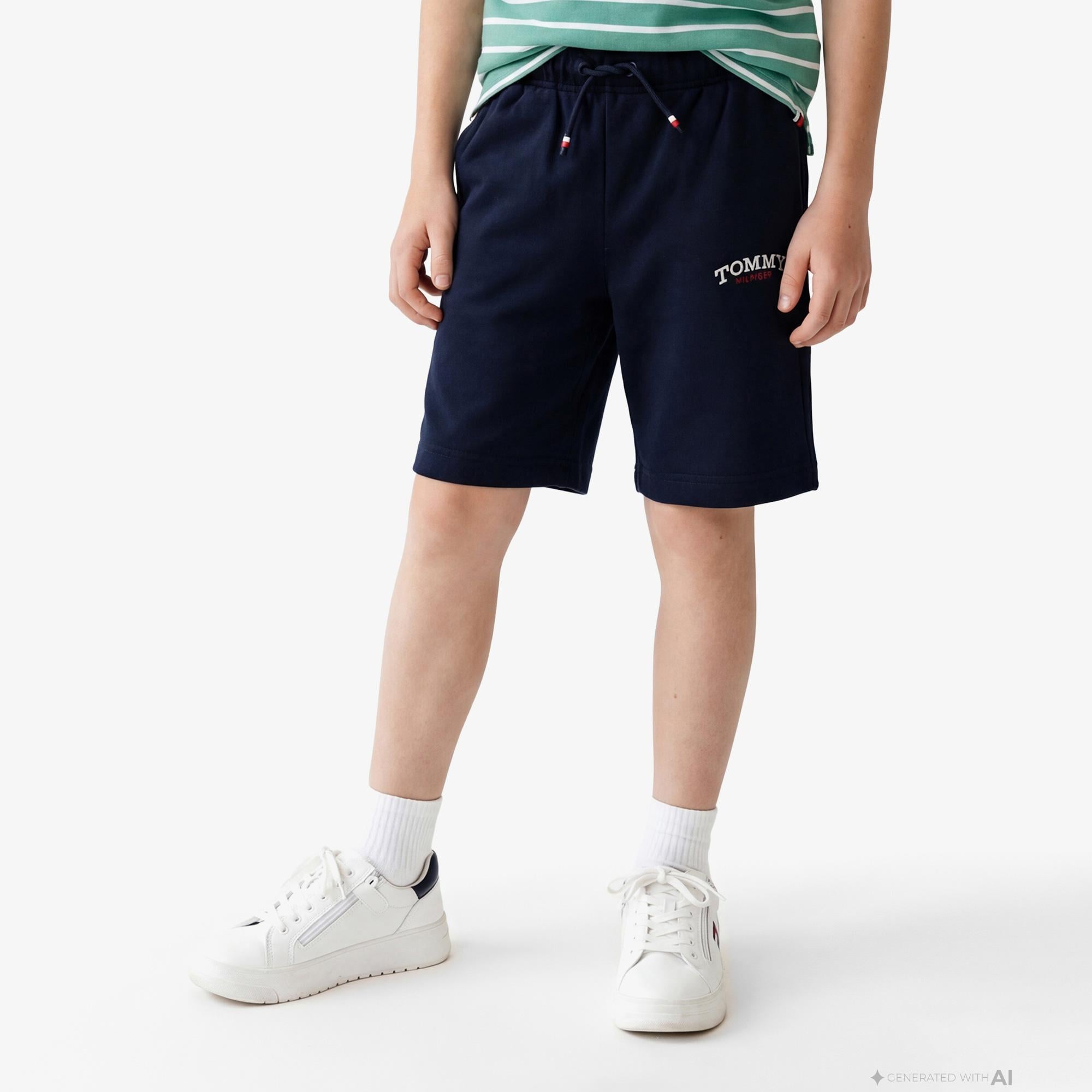 Tommy Hilfiger Graphic Çocuk Lacivert Şort