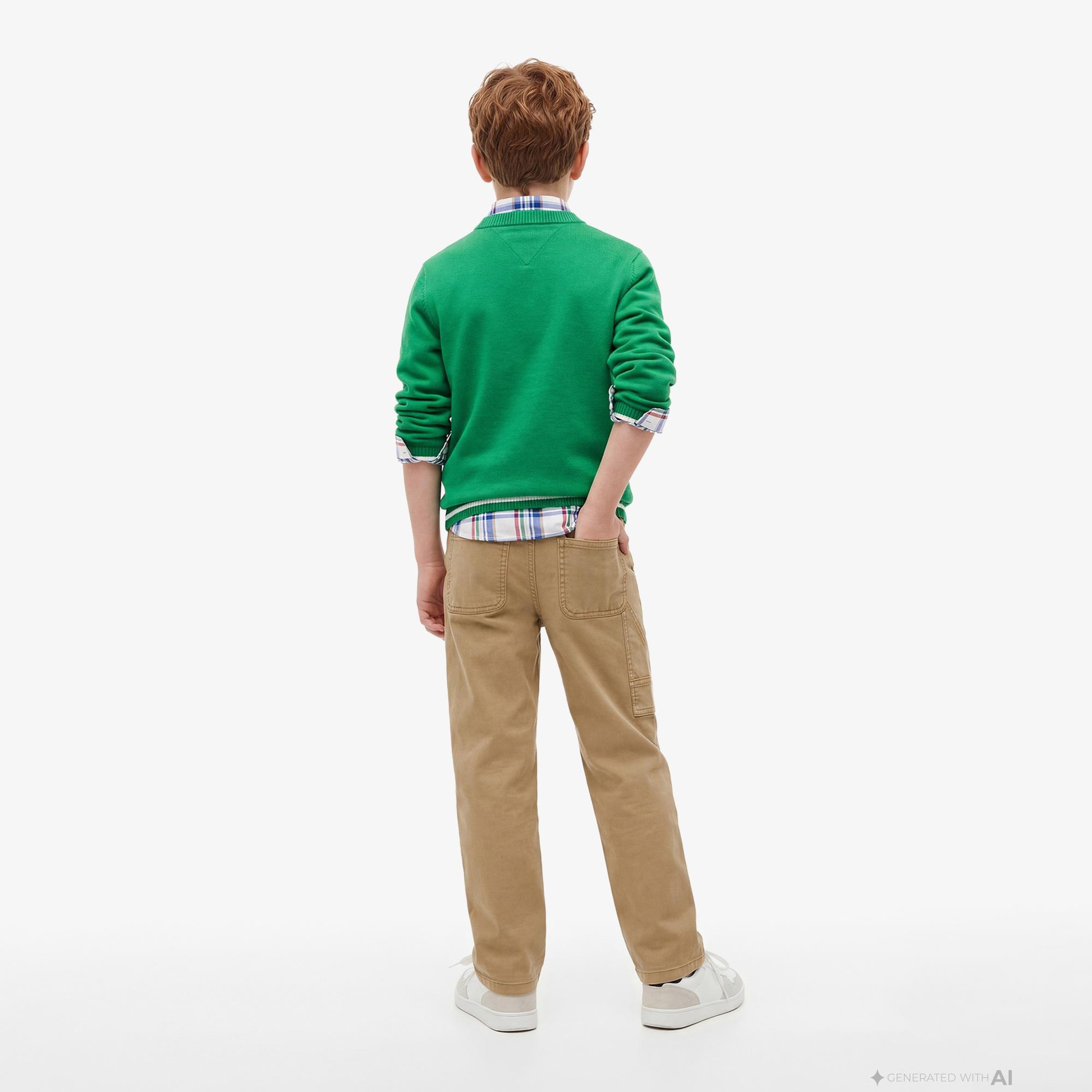 Tommy Hilfiger Essentials Çocuk Bej Pantolon