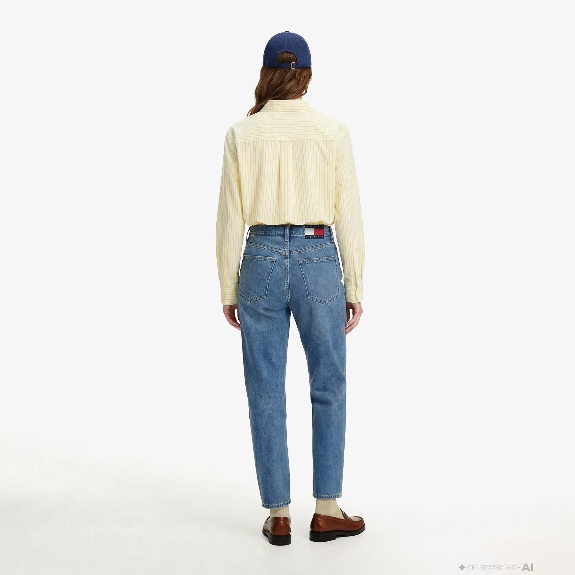 Tommy Hilfiger Authentic Wash Kadın Mavi Jean