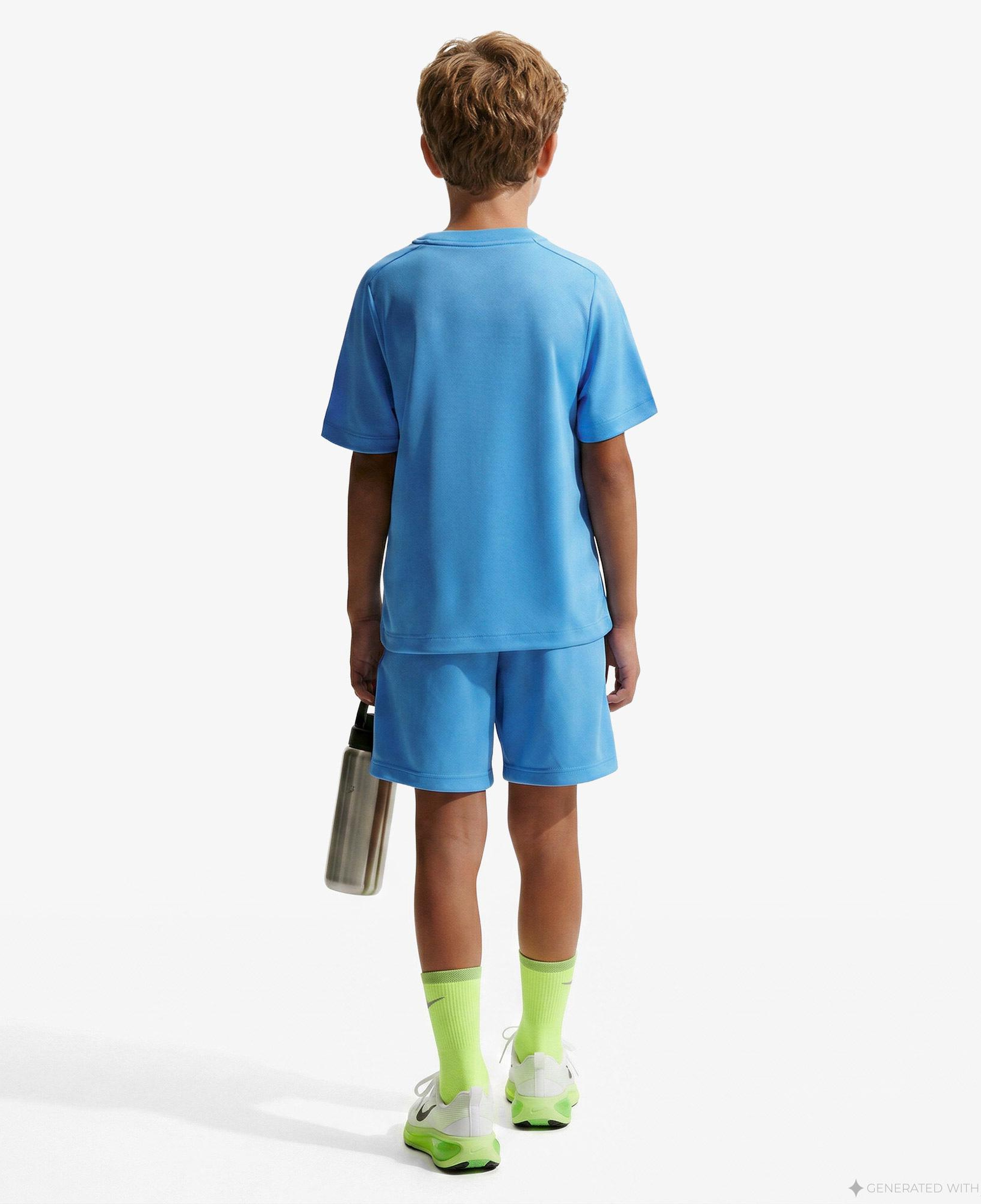 Nike Dri-Fit Multi Çocuk Mavi T-Shirt