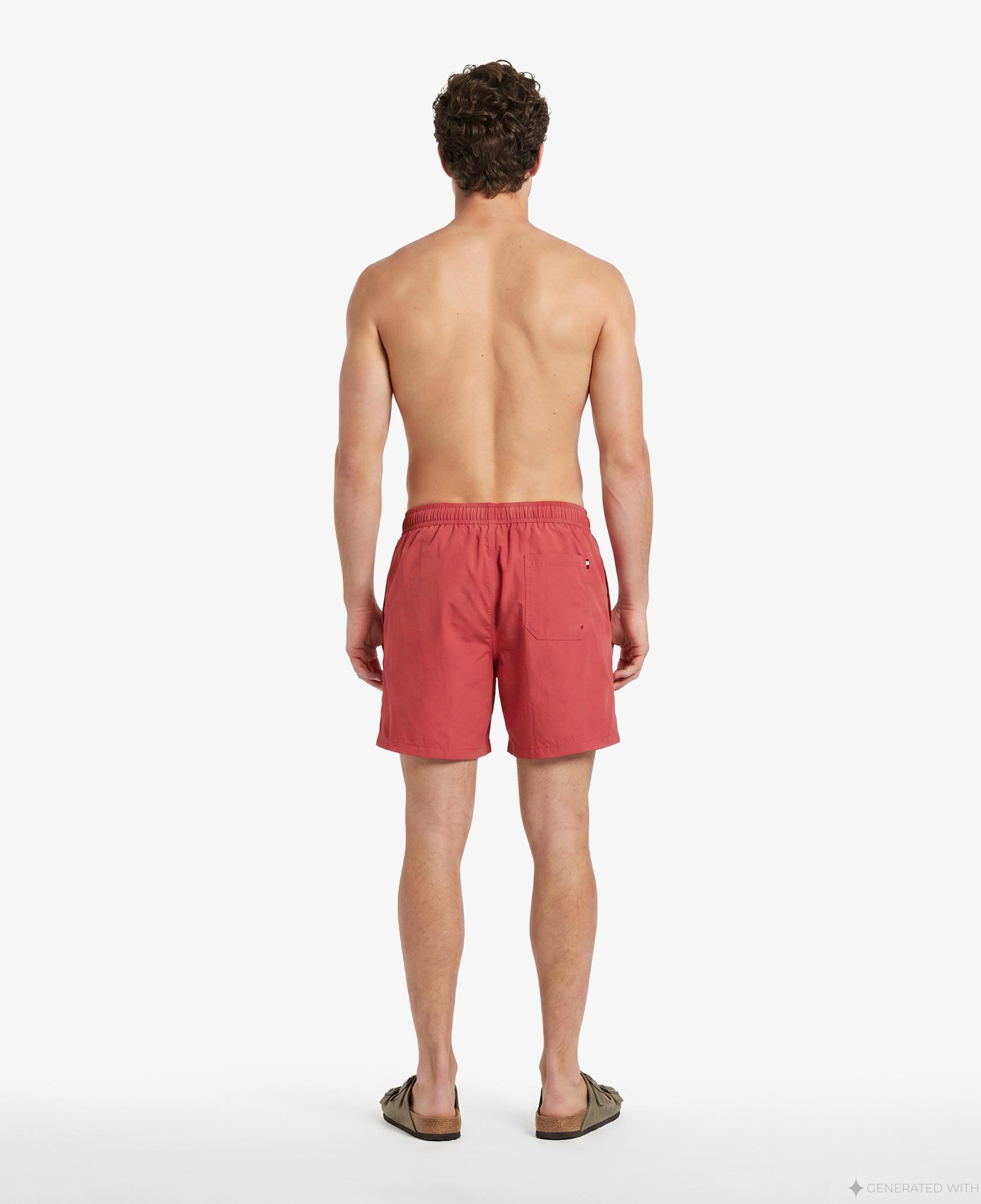 Tommy Hilfiger Essentials Erkek Kırmızı Deniz Şortu