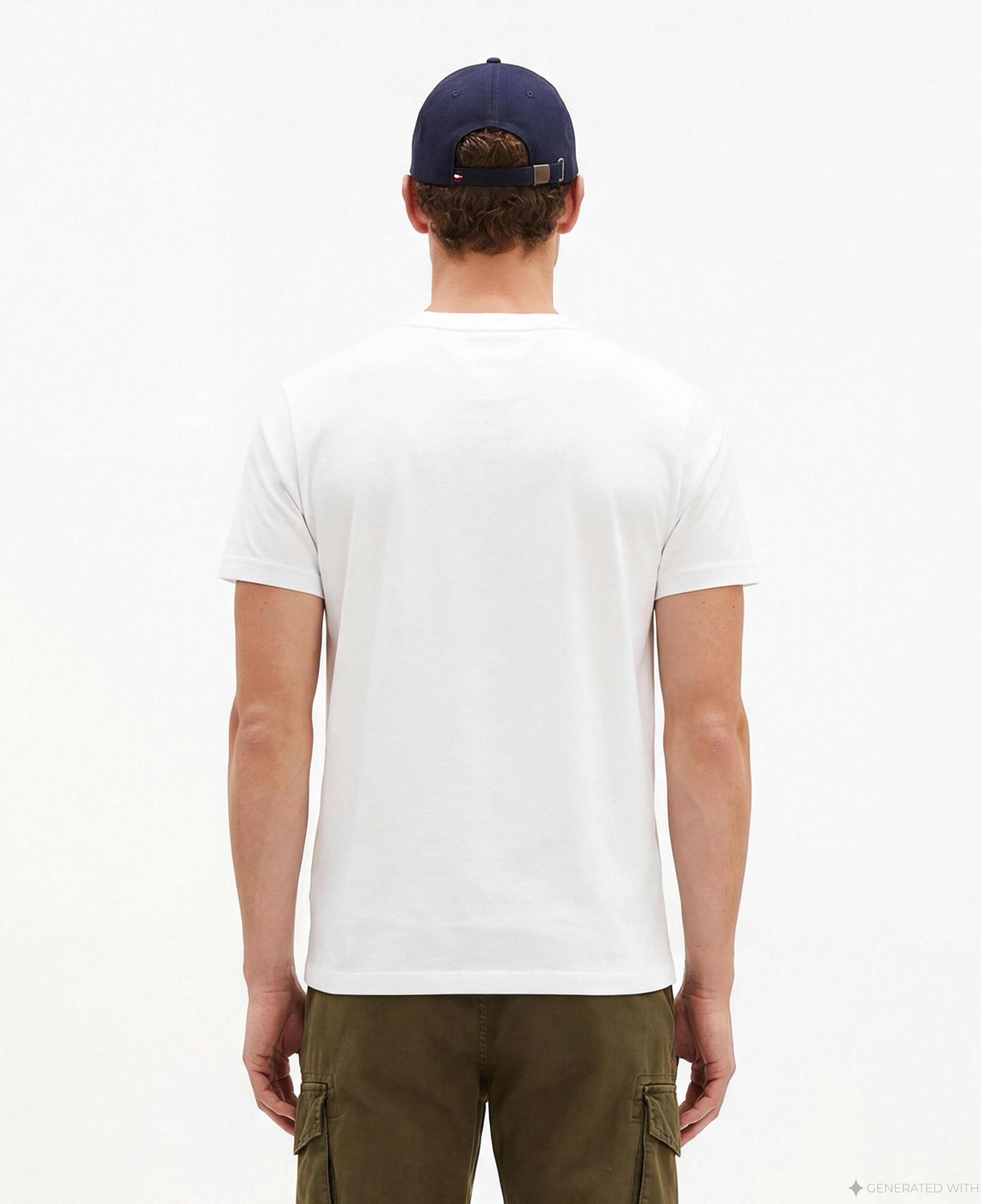 Tommy Hilfiger Brand Love Graphic Erkek Beyaz T-Shirt