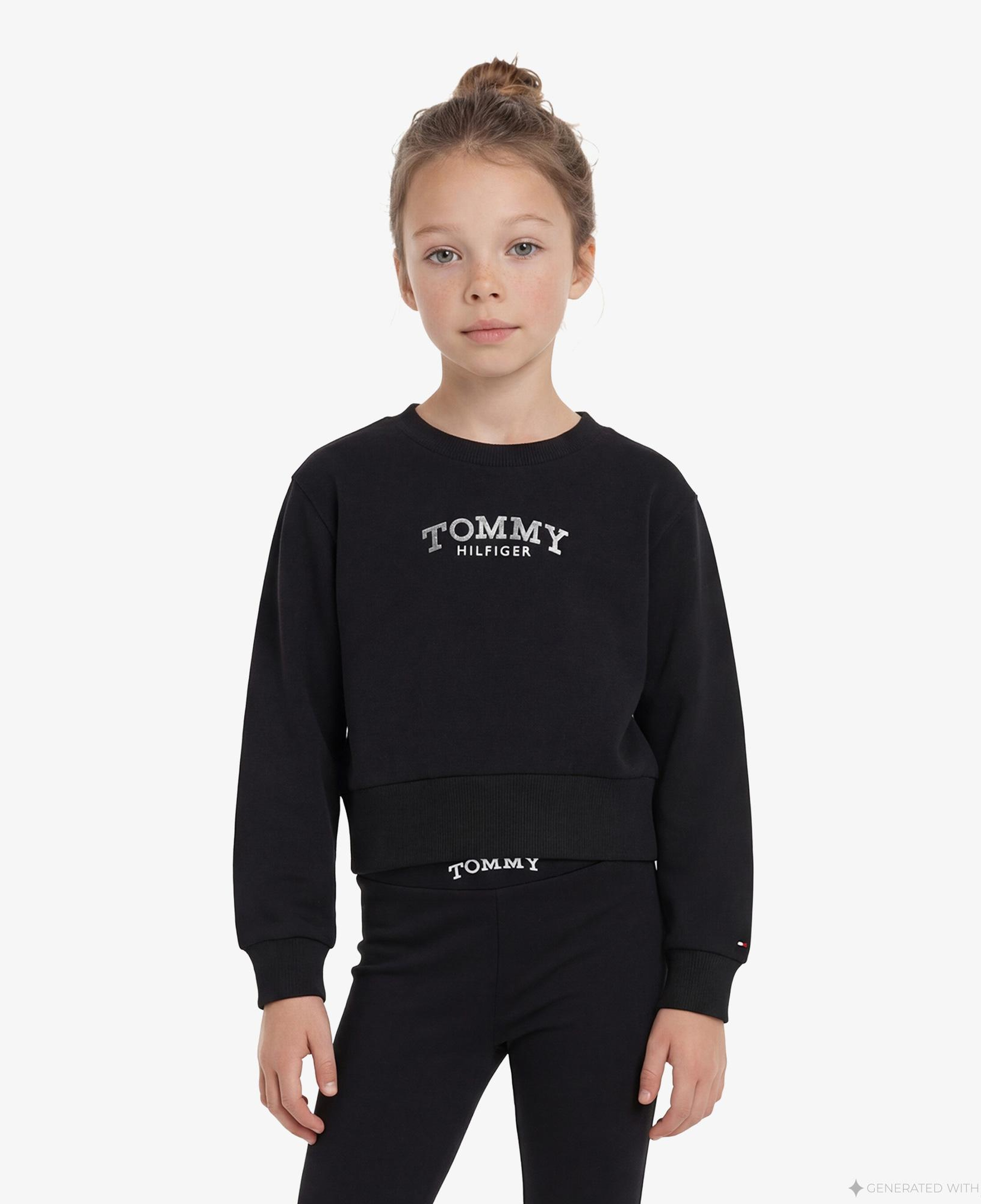 Tommy Hilfiger Essentials Çocuk Siyah Eşofman Takımı