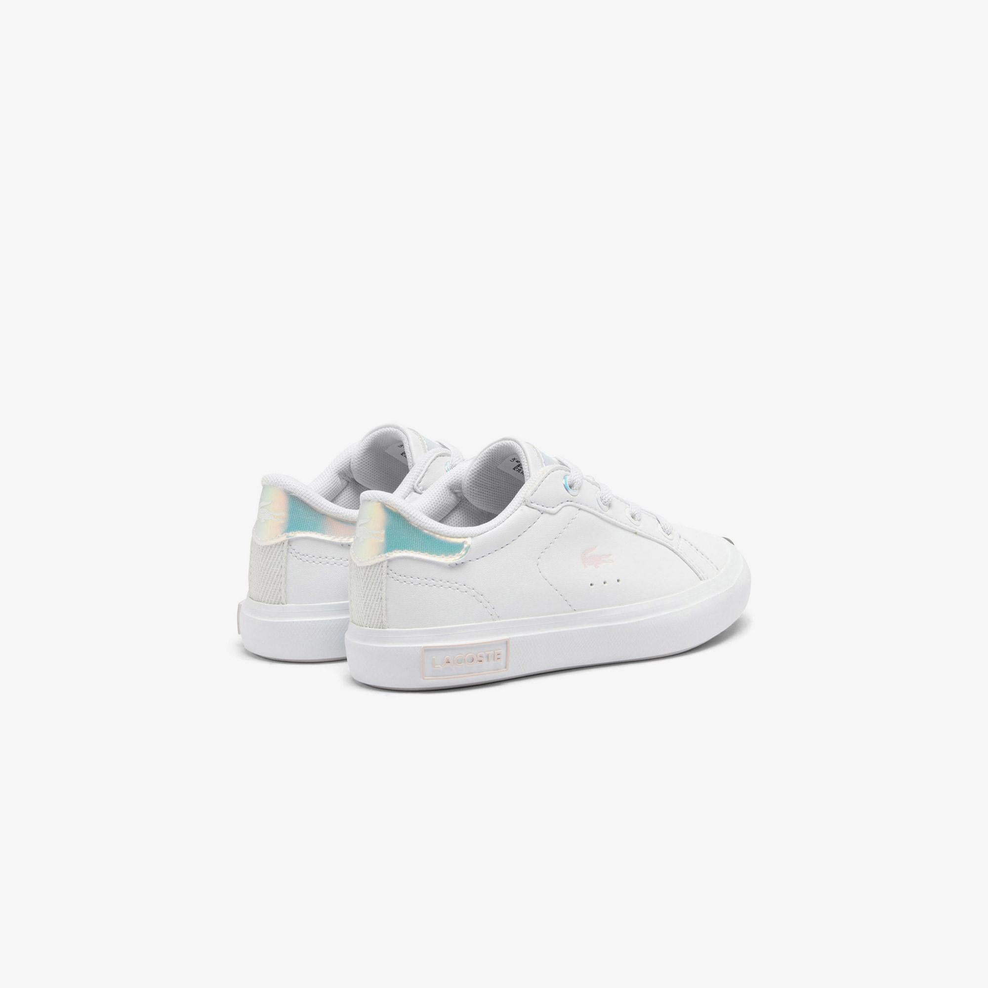 Lacoste Powercourt Çocuk Beyaz Sneaker