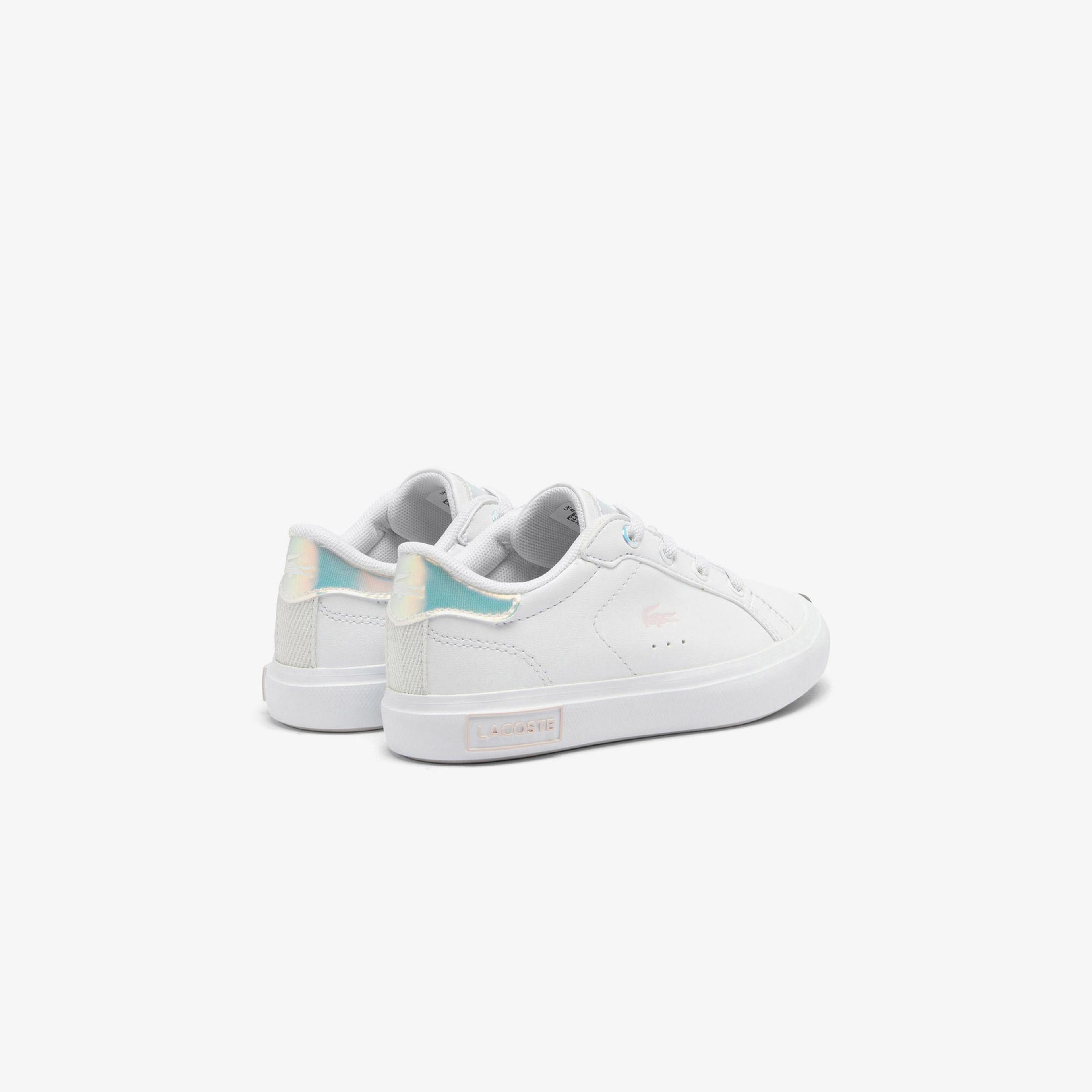 Lacoste Powercourt Çocuk Beyaz Sneaker