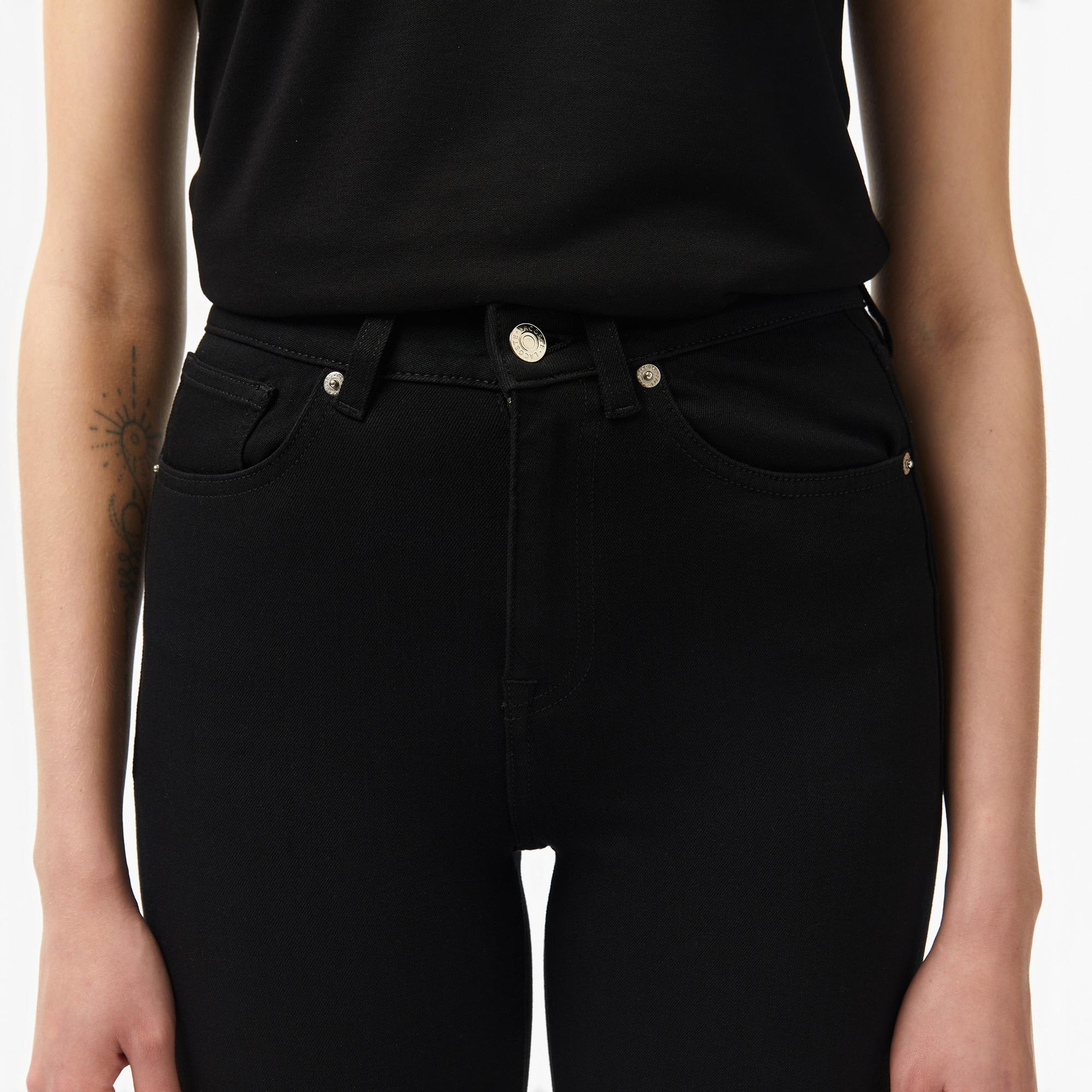 Kadın Skinny Fit Siyah Jean Pantolon