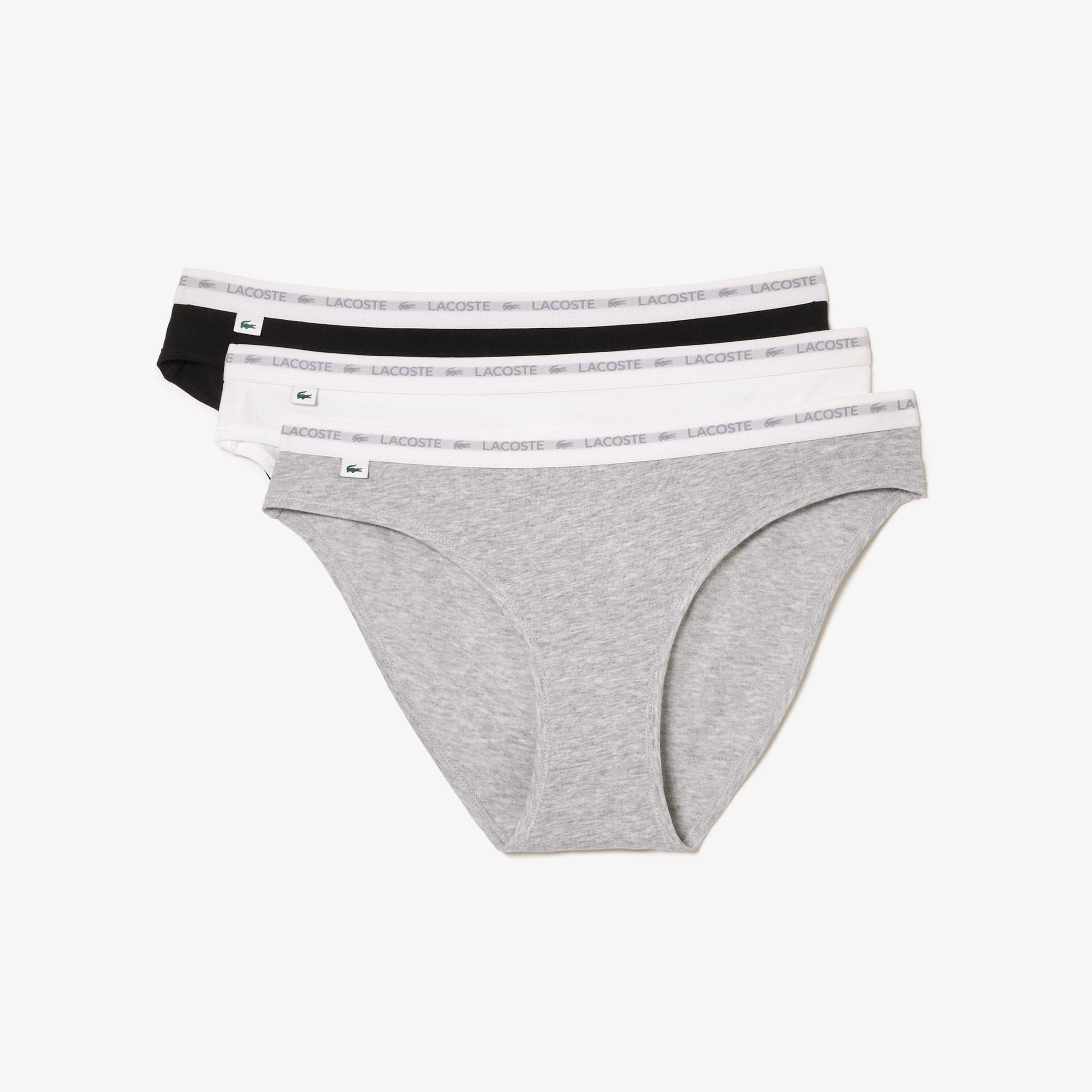 Lacoste Kadın 3'lü Renkli Külot