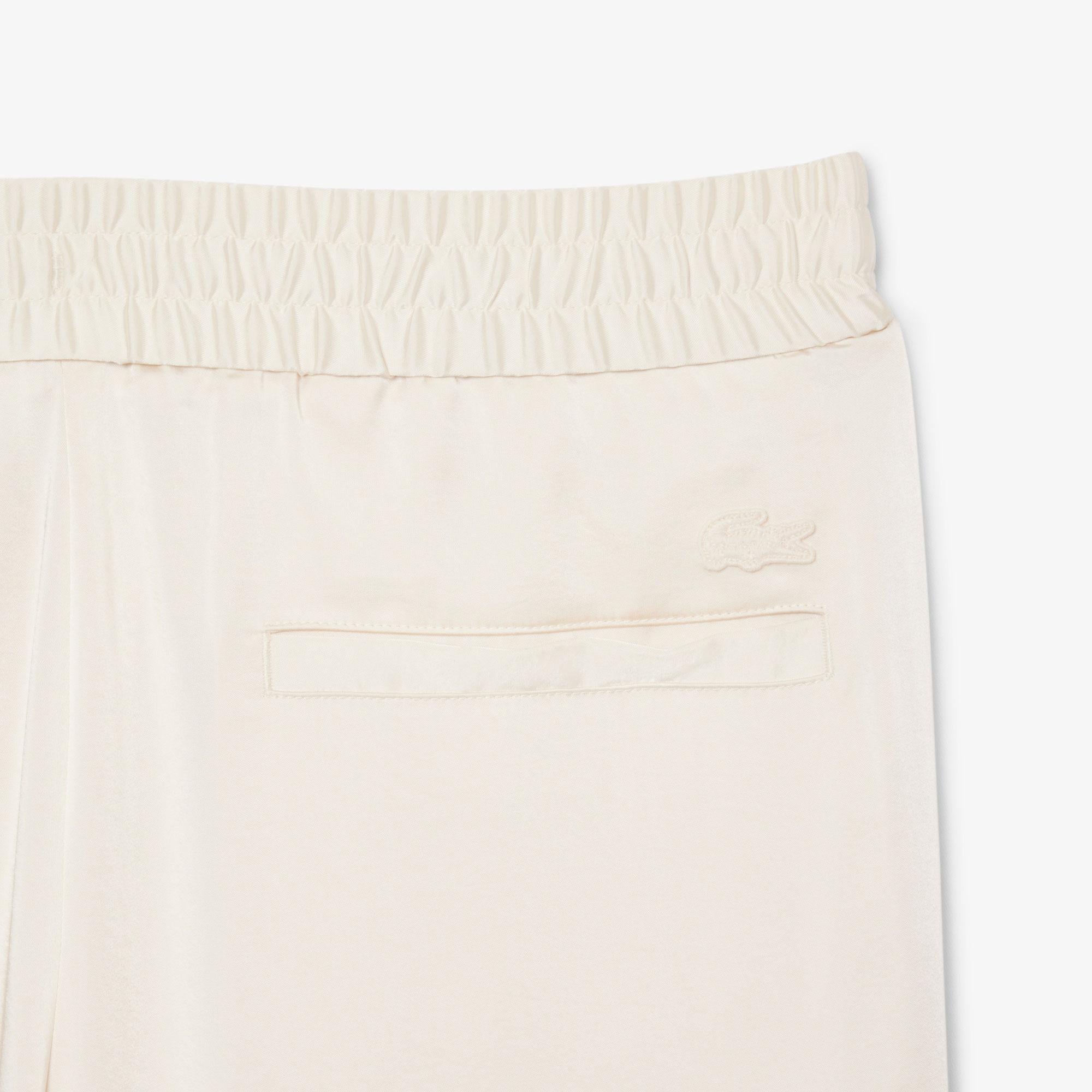 Kadın Oversized Fit Krem Pantolon