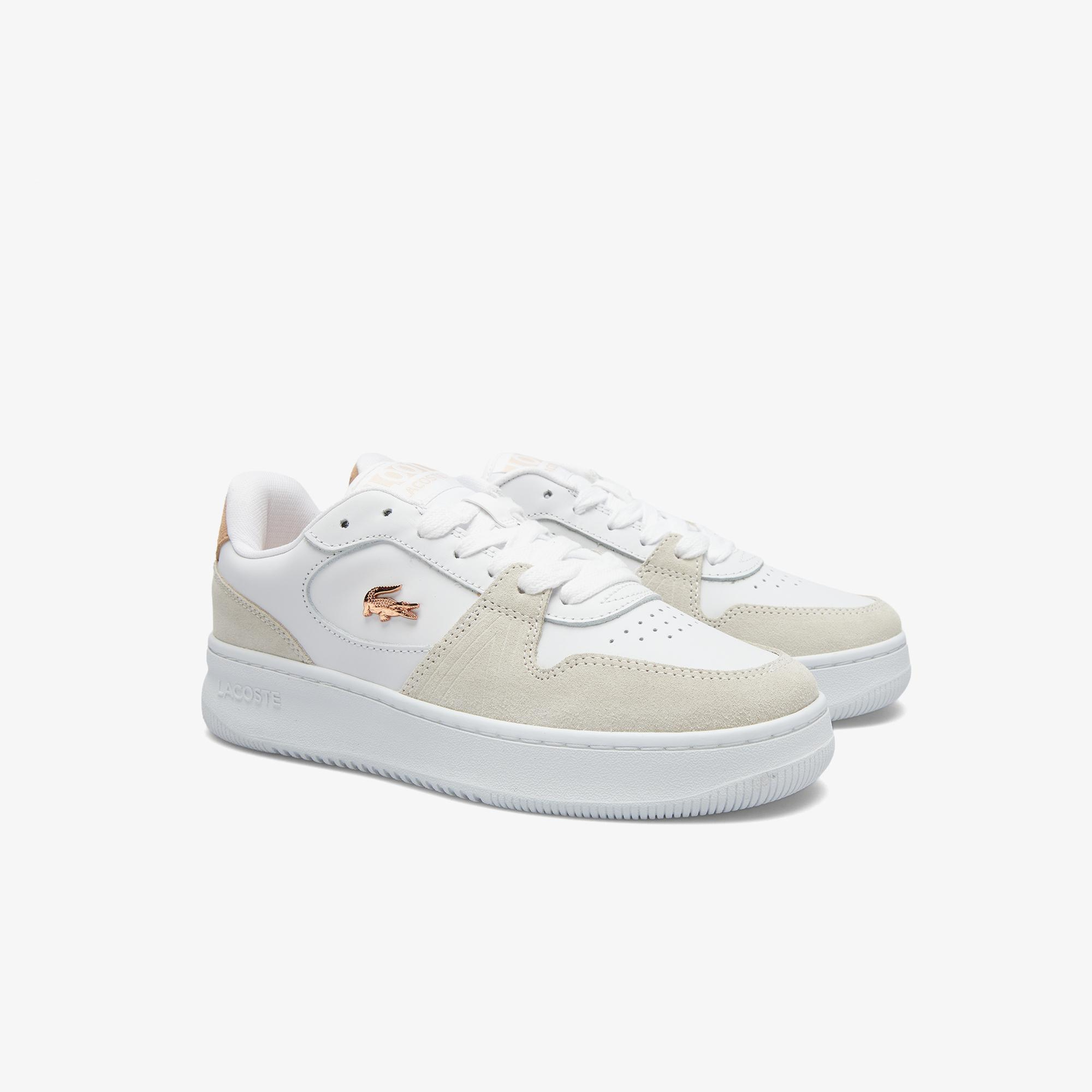 Lacoste L001 Set Kadın Beyaz/Pembe Sneaker