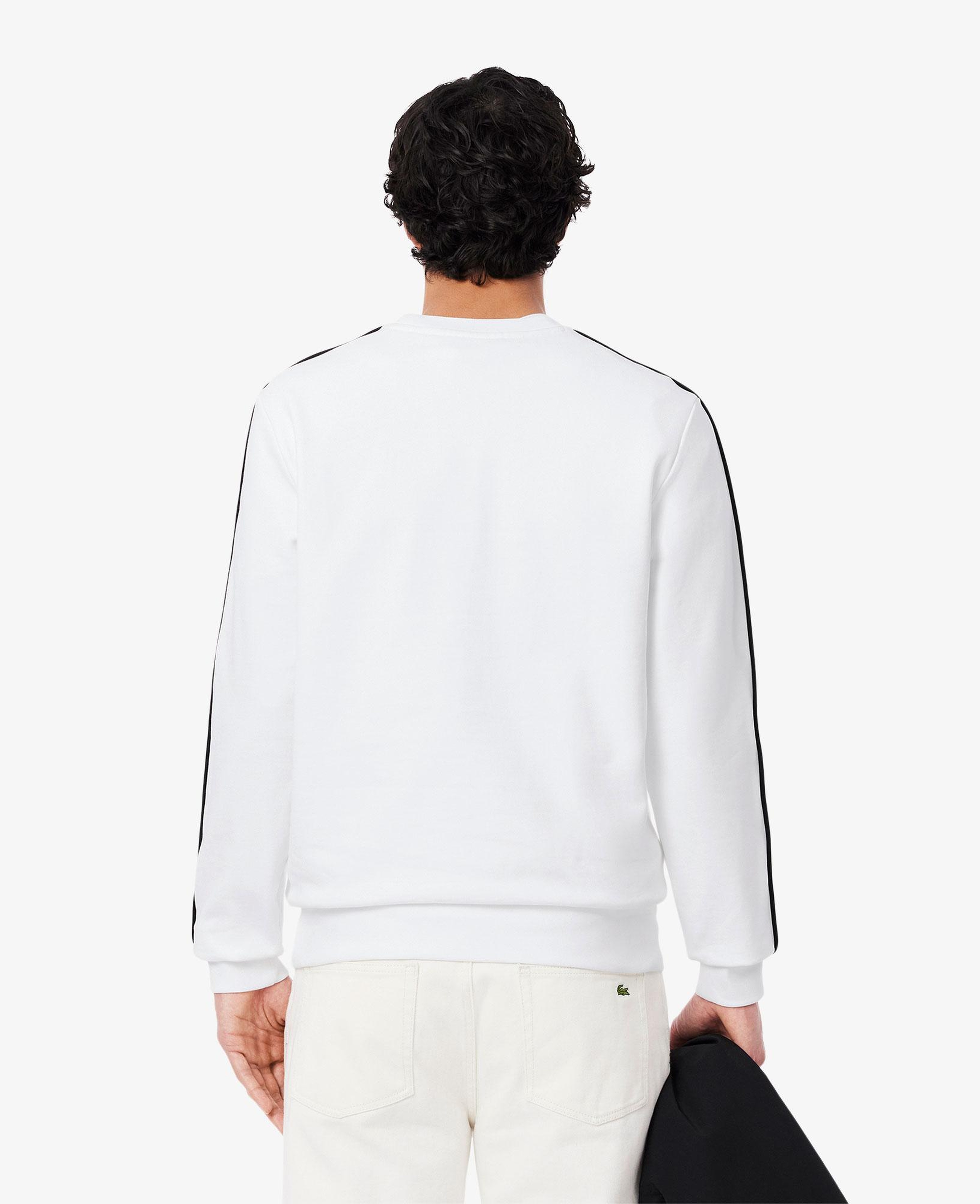 Erkek Classic Fit Beyaz Sweatshirt