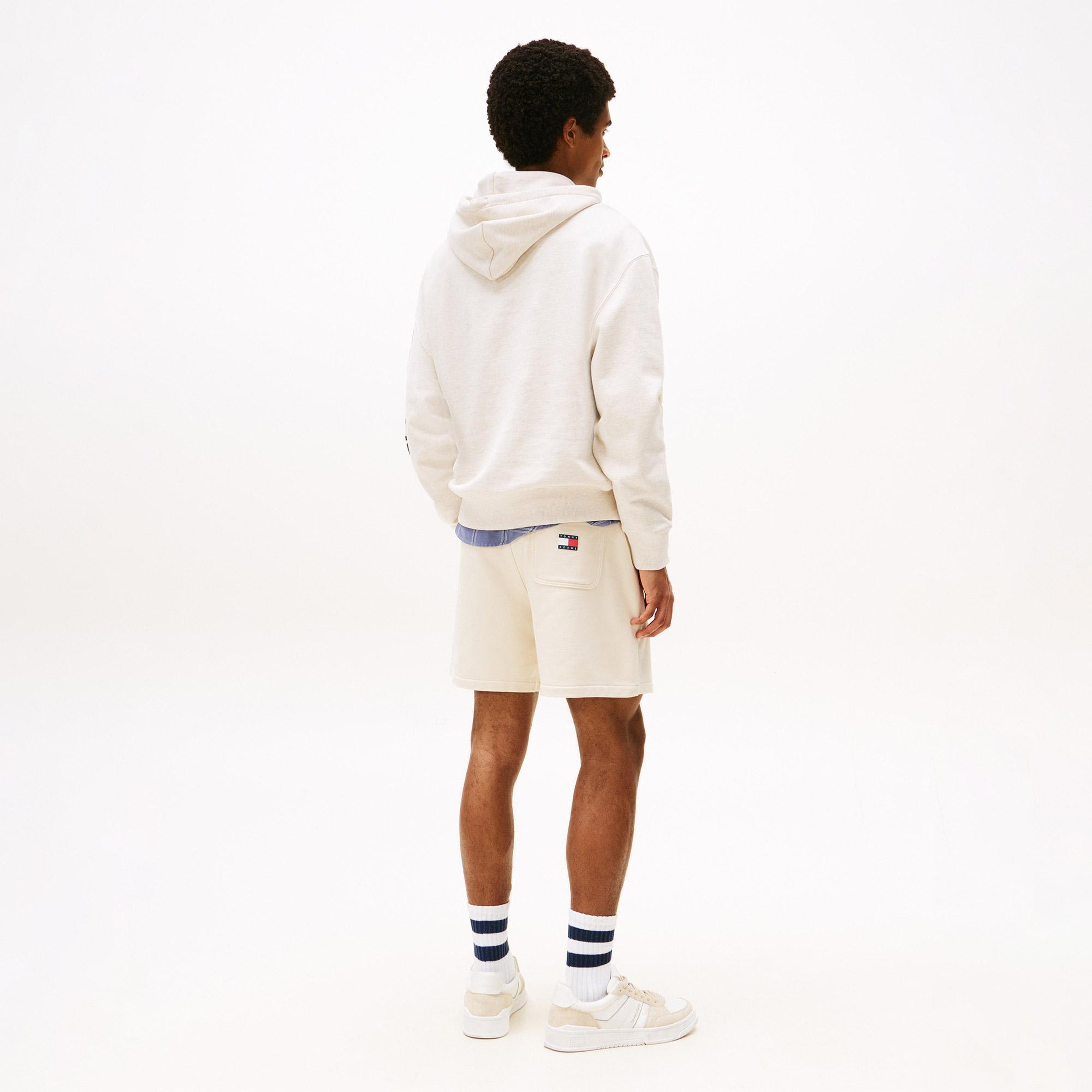 Tommy Hilfiger Jeans Classic Erkek Bej Sweatshirt