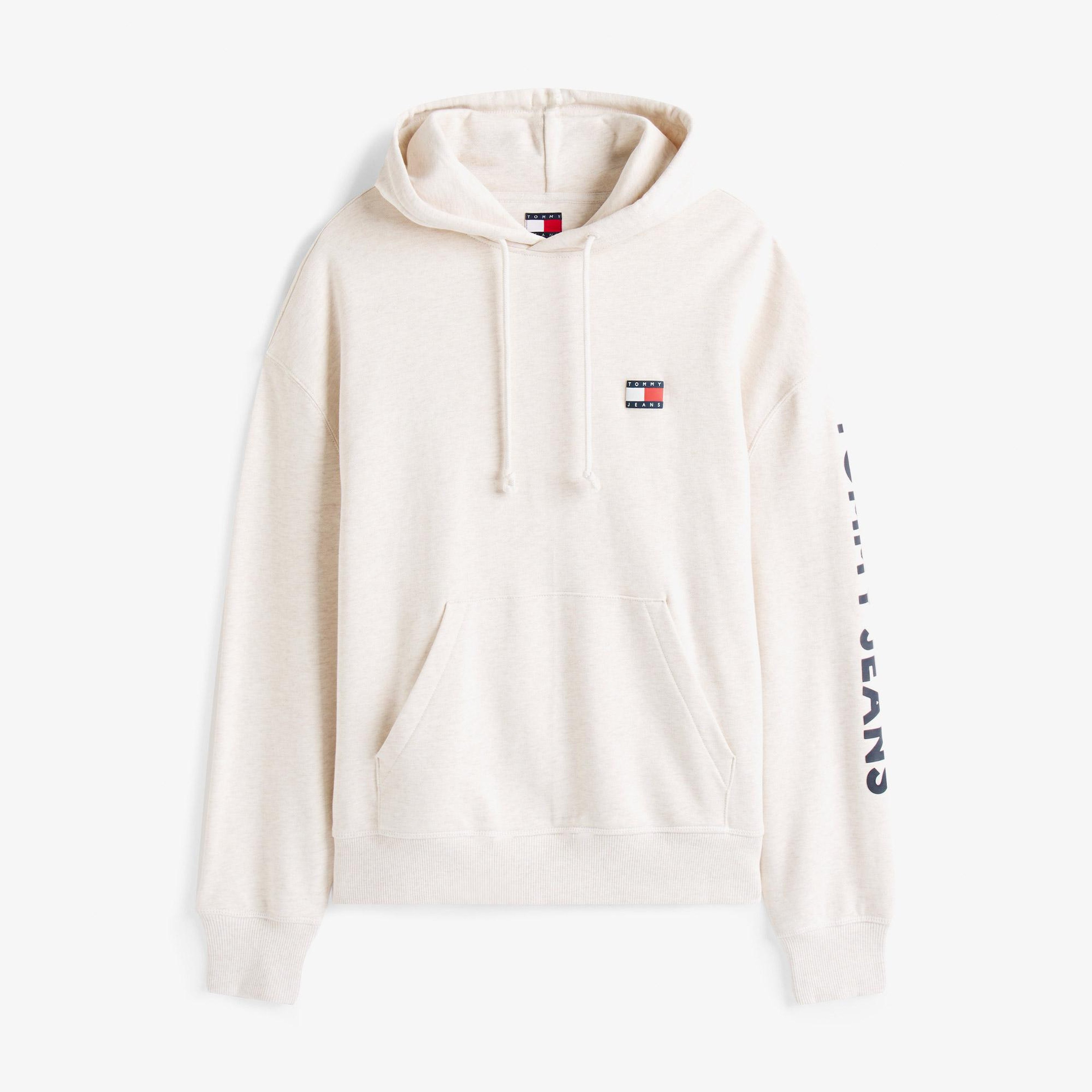 Tommy Hilfiger Jeans Classic Erkek Bej Sweatshirt