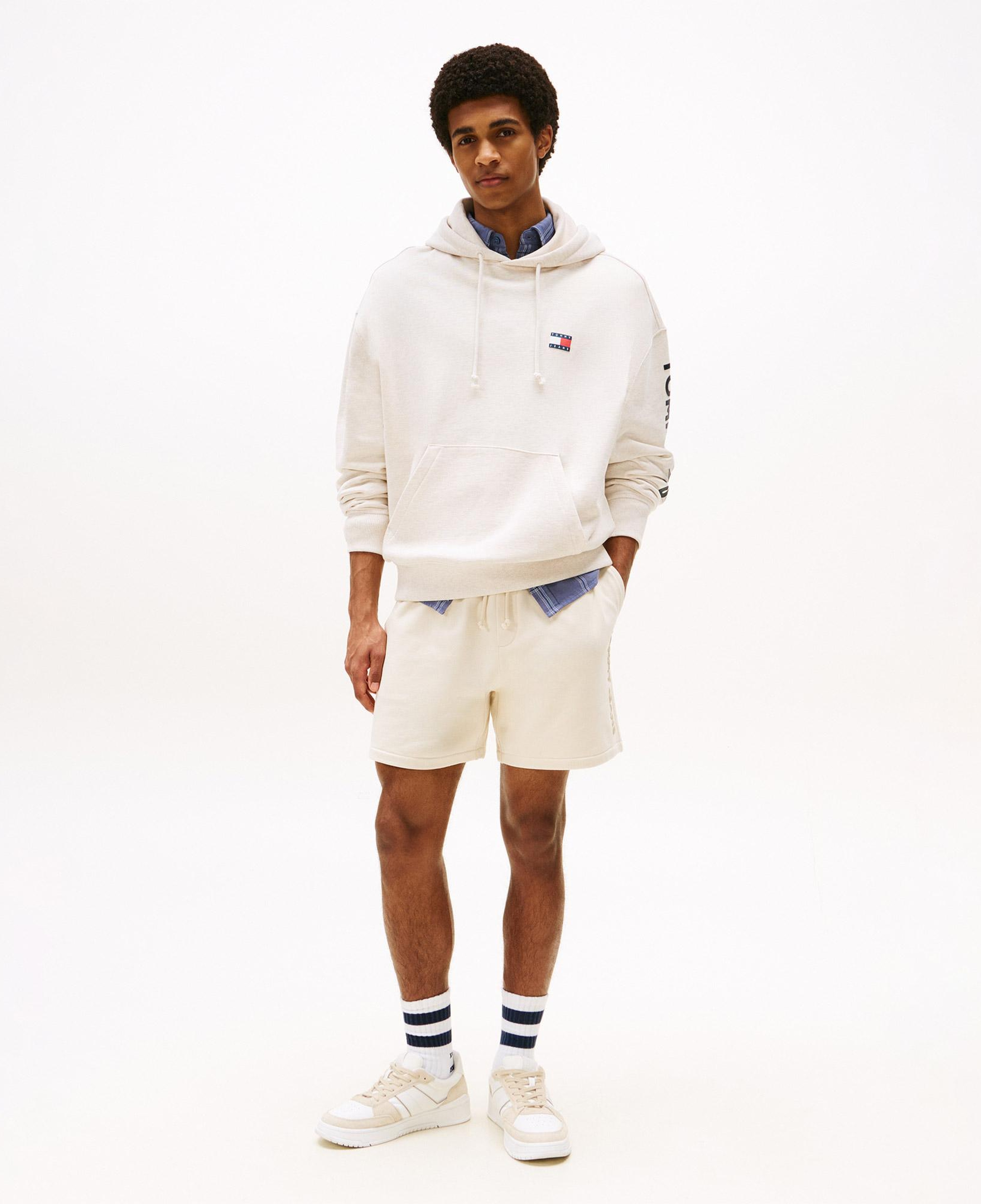 Tommy Hilfiger Jeans Classic Erkek Bej Sweatshirt
