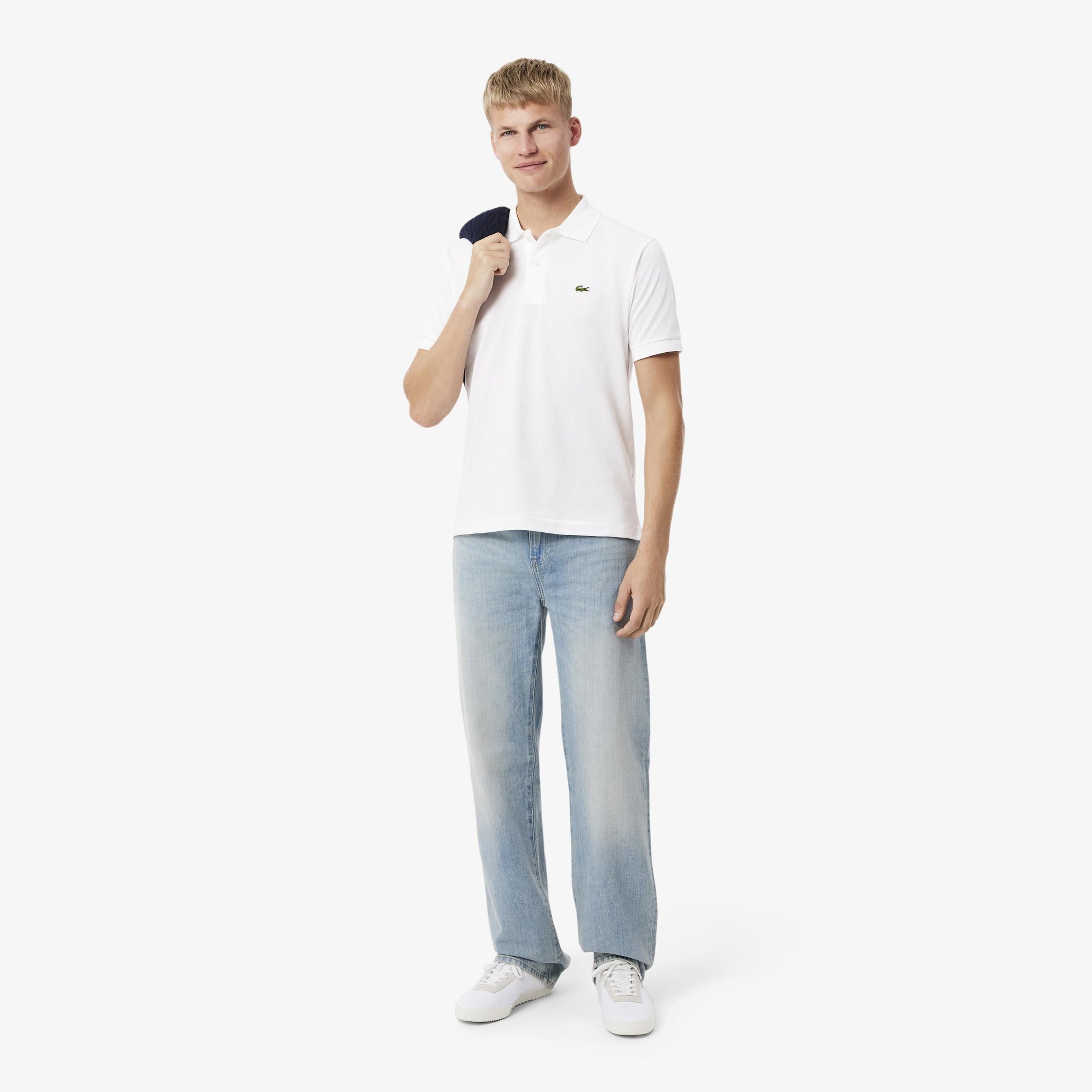 Lacoste L.12.12 Erkek Classic Fit Beyaz Polo