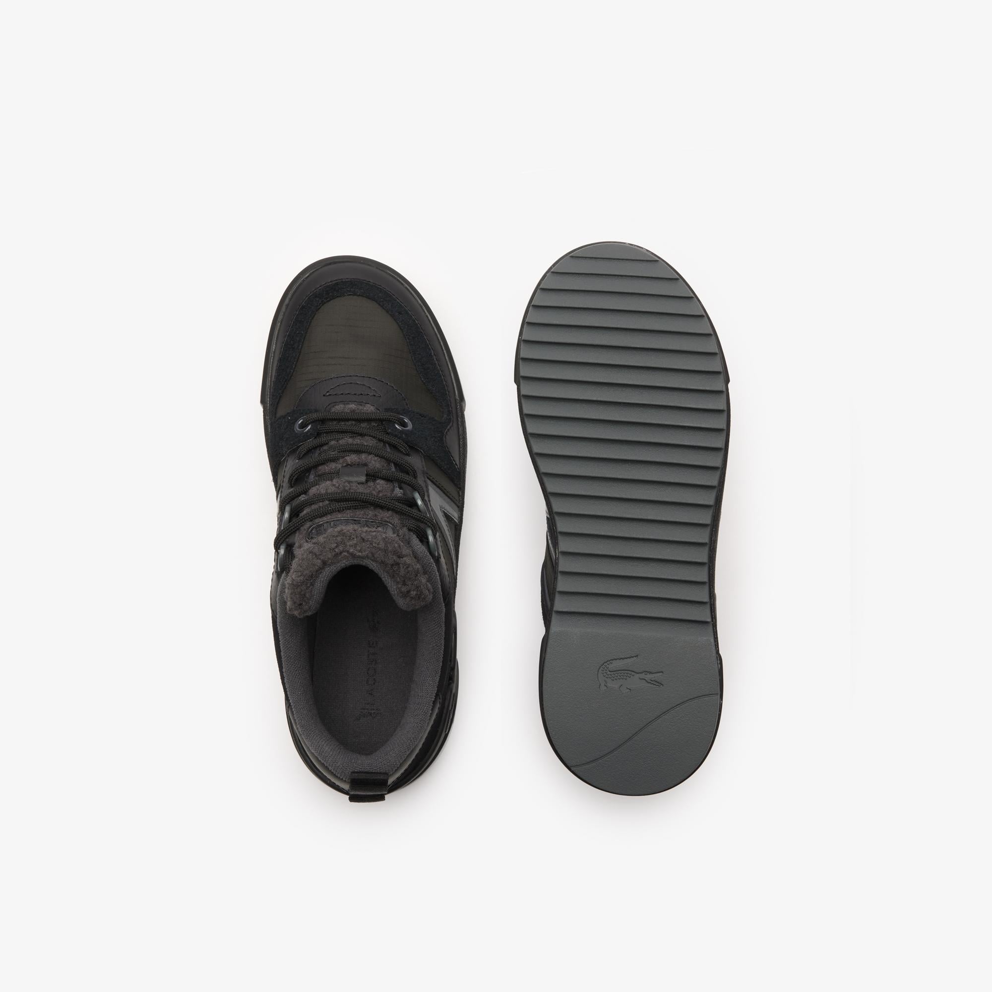 Lacoste L002 Winter Mid Kadın Siyah Bot