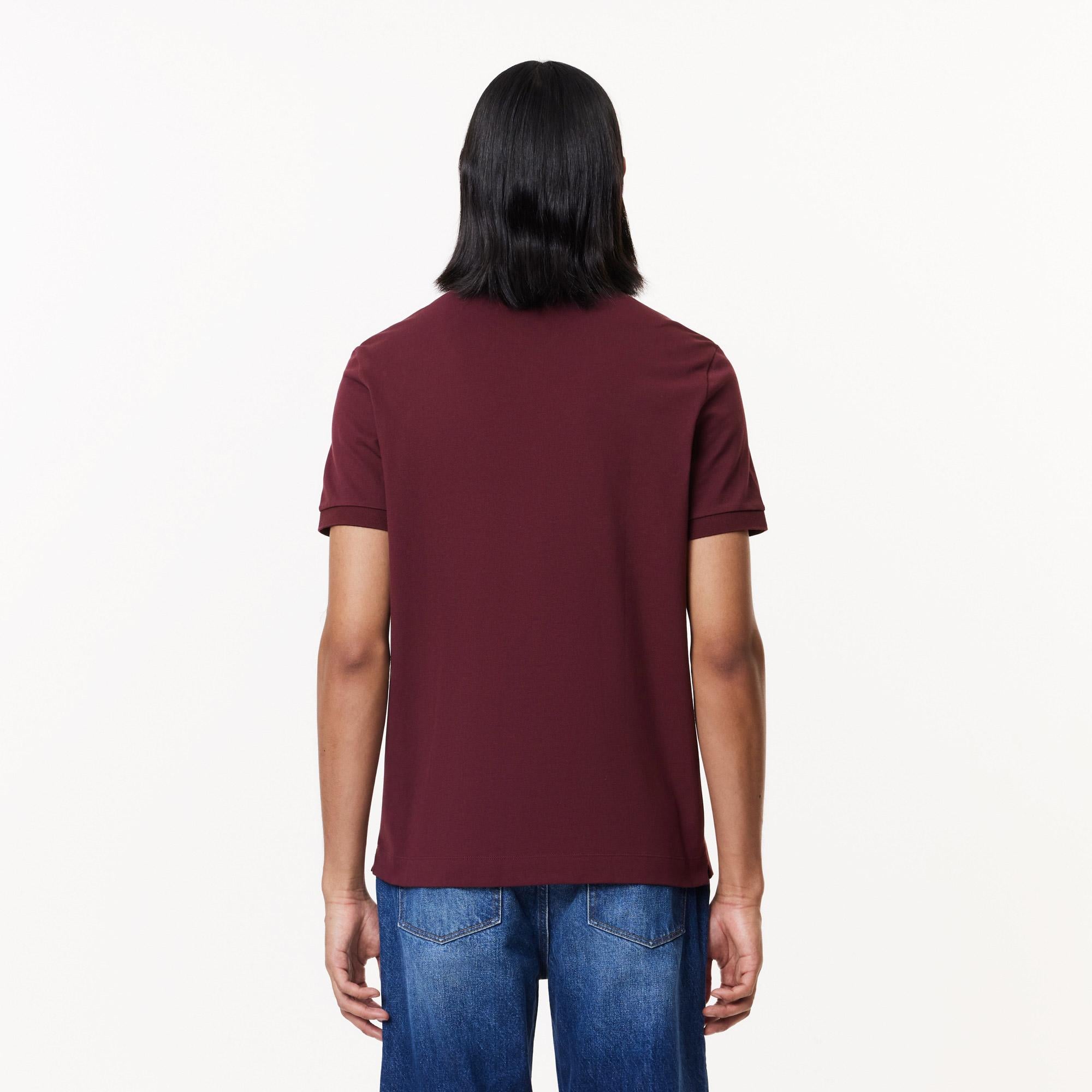 Lacoste Paris Erkek Regular Fit Bordo Polo