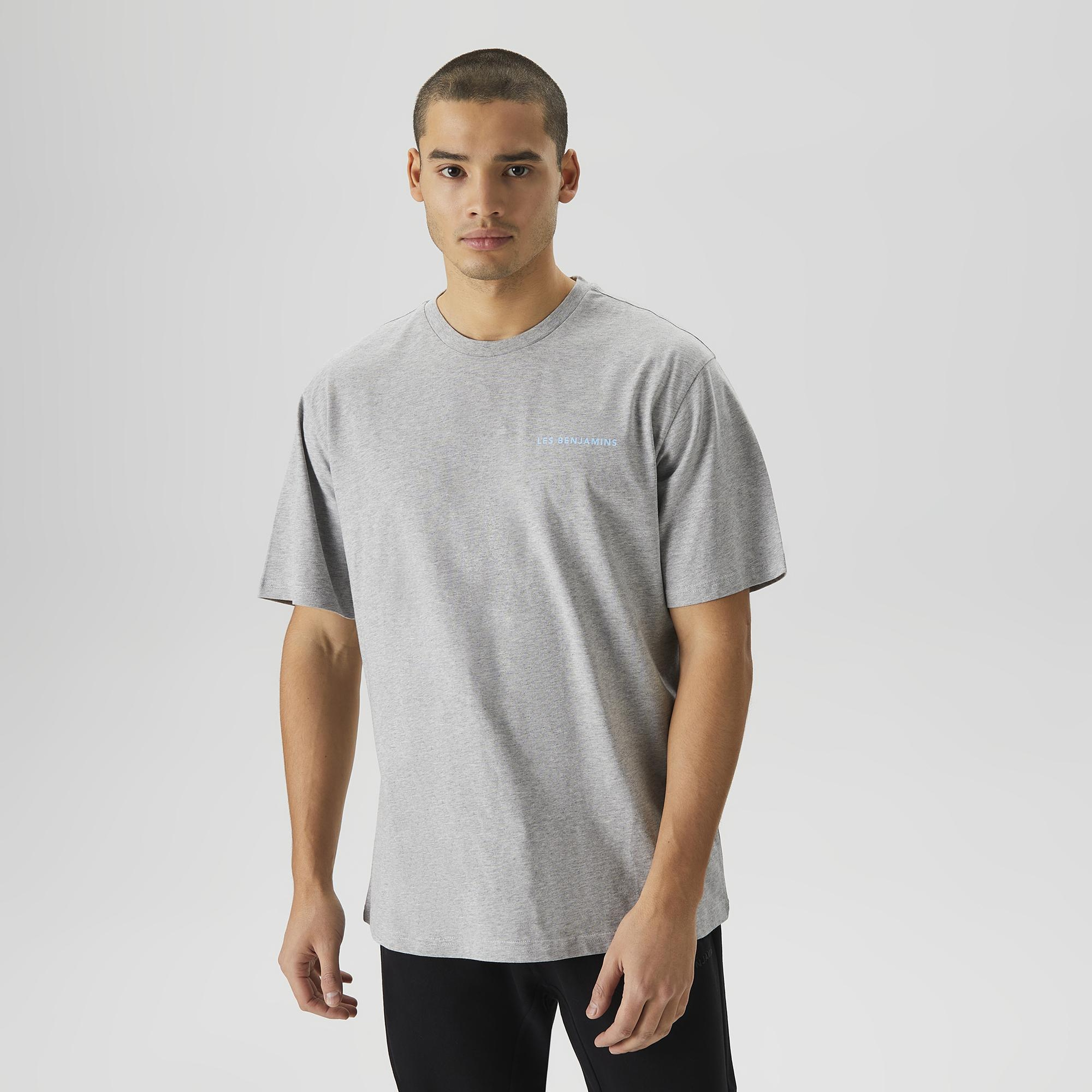 Les Benjamins Core Erkek Gri T-Shirt