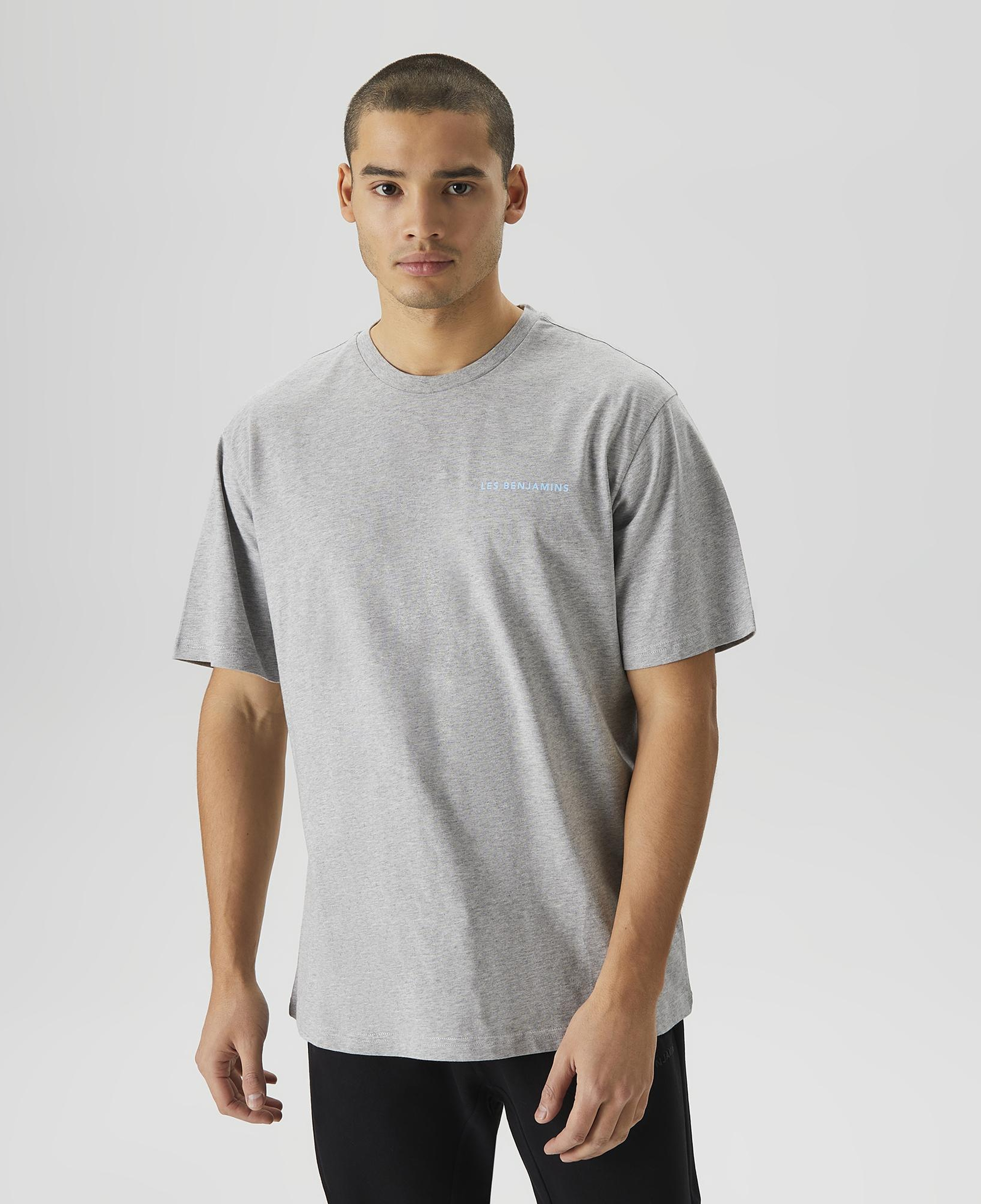 Les Benjamins Core Erkek Gri T-Shirt
