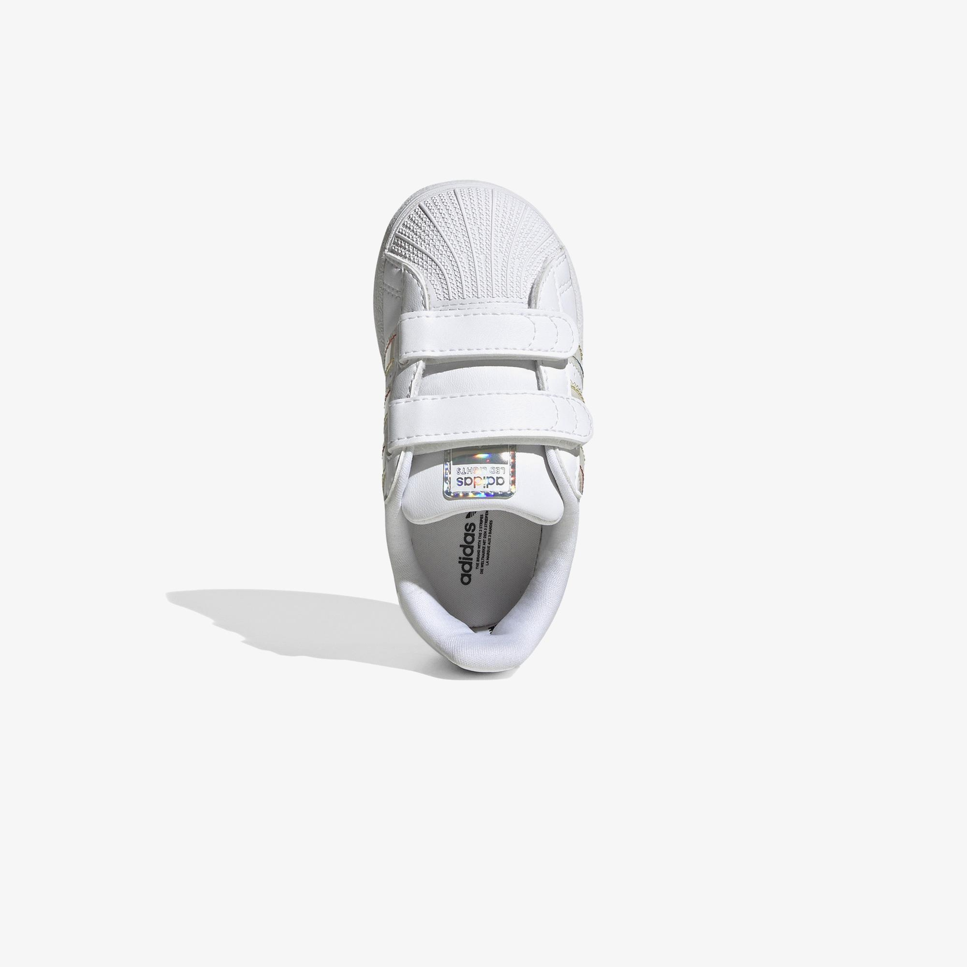 adidas Superstar LED Lights Comfort Closure Çocuk Beyaz Sneaker