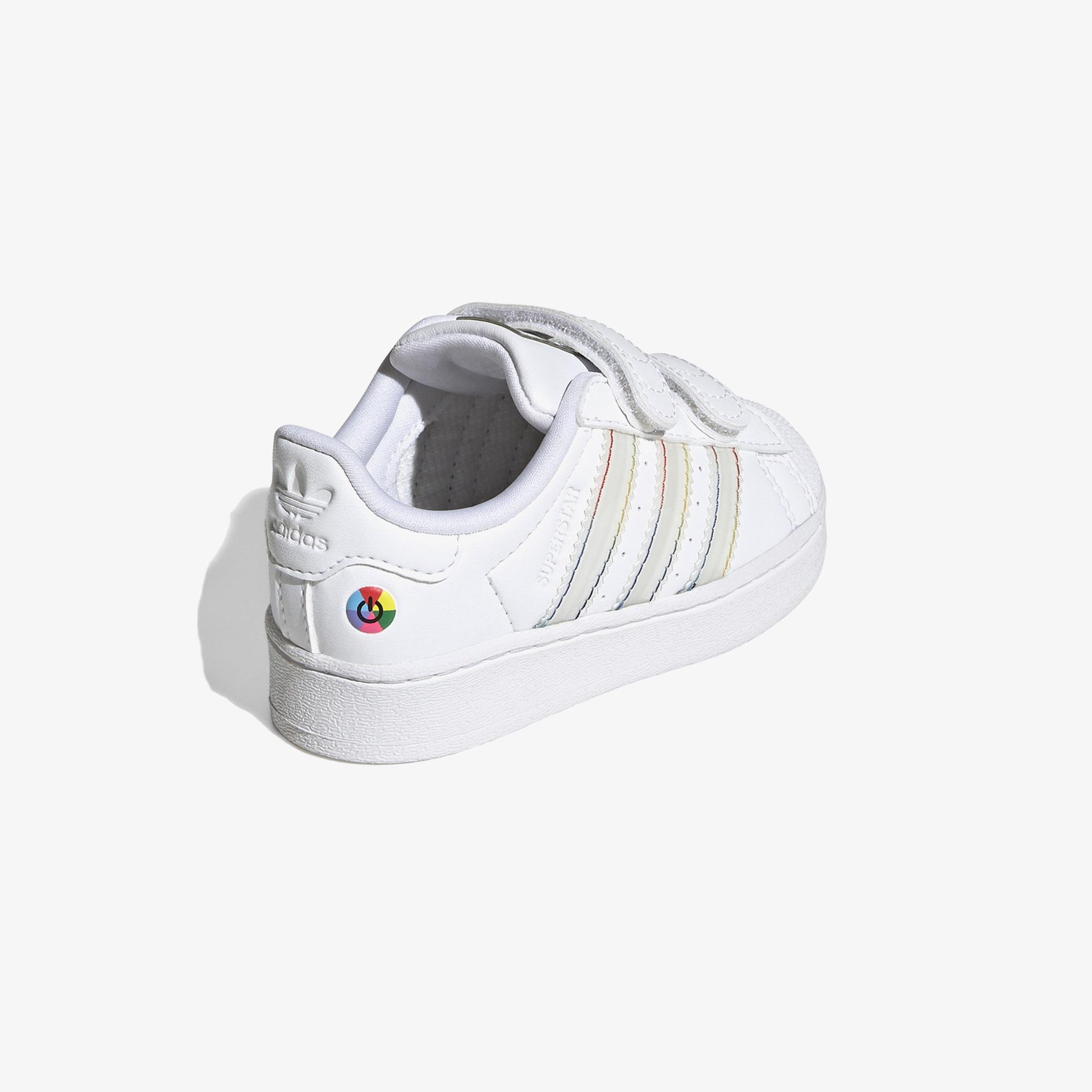 adidas Superstar LED Lights Comfort Closure Çocuk Beyaz Sneaker