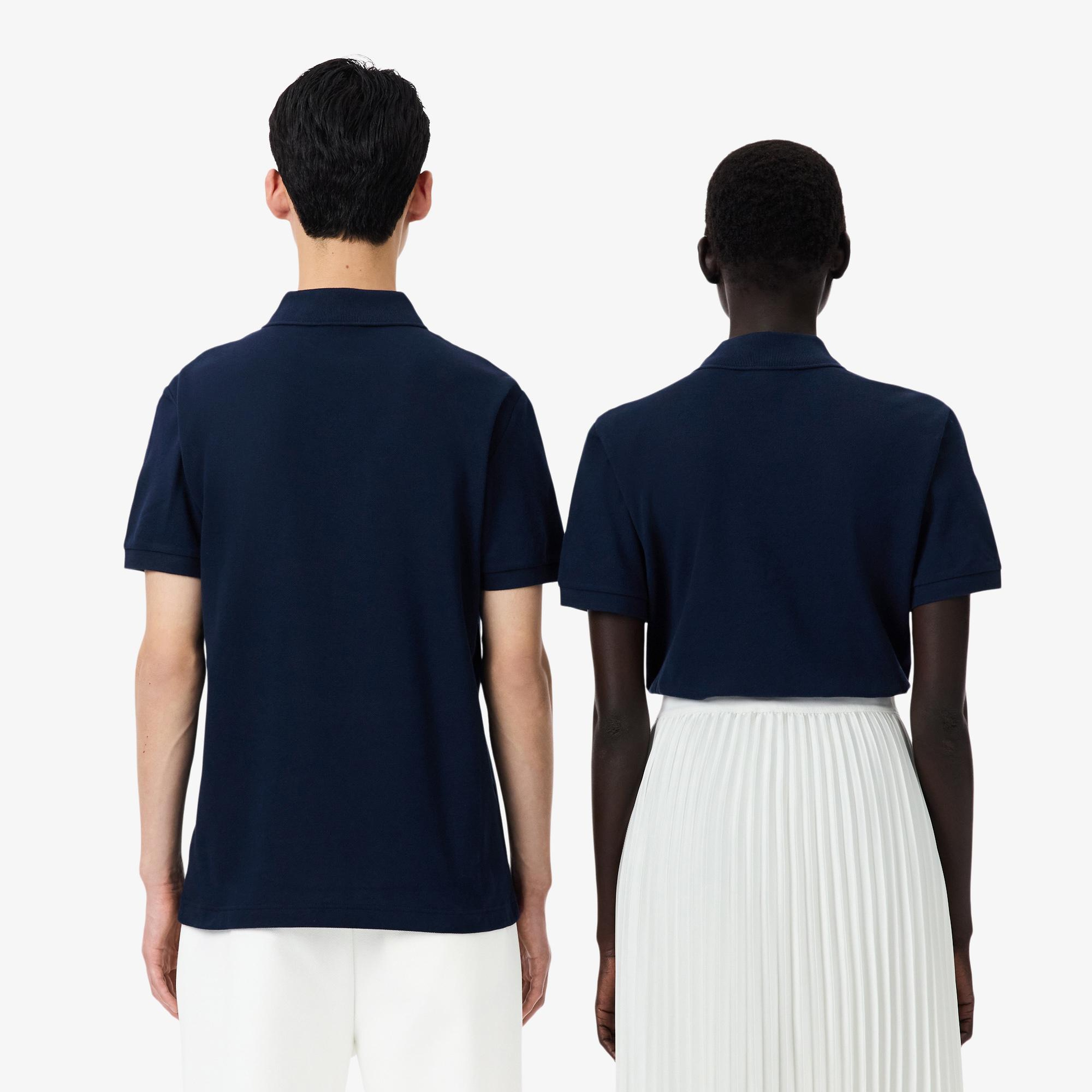 Lacoste Rolex Paris Masters Erkek Regular Fit Baskılı Lacivert Polo