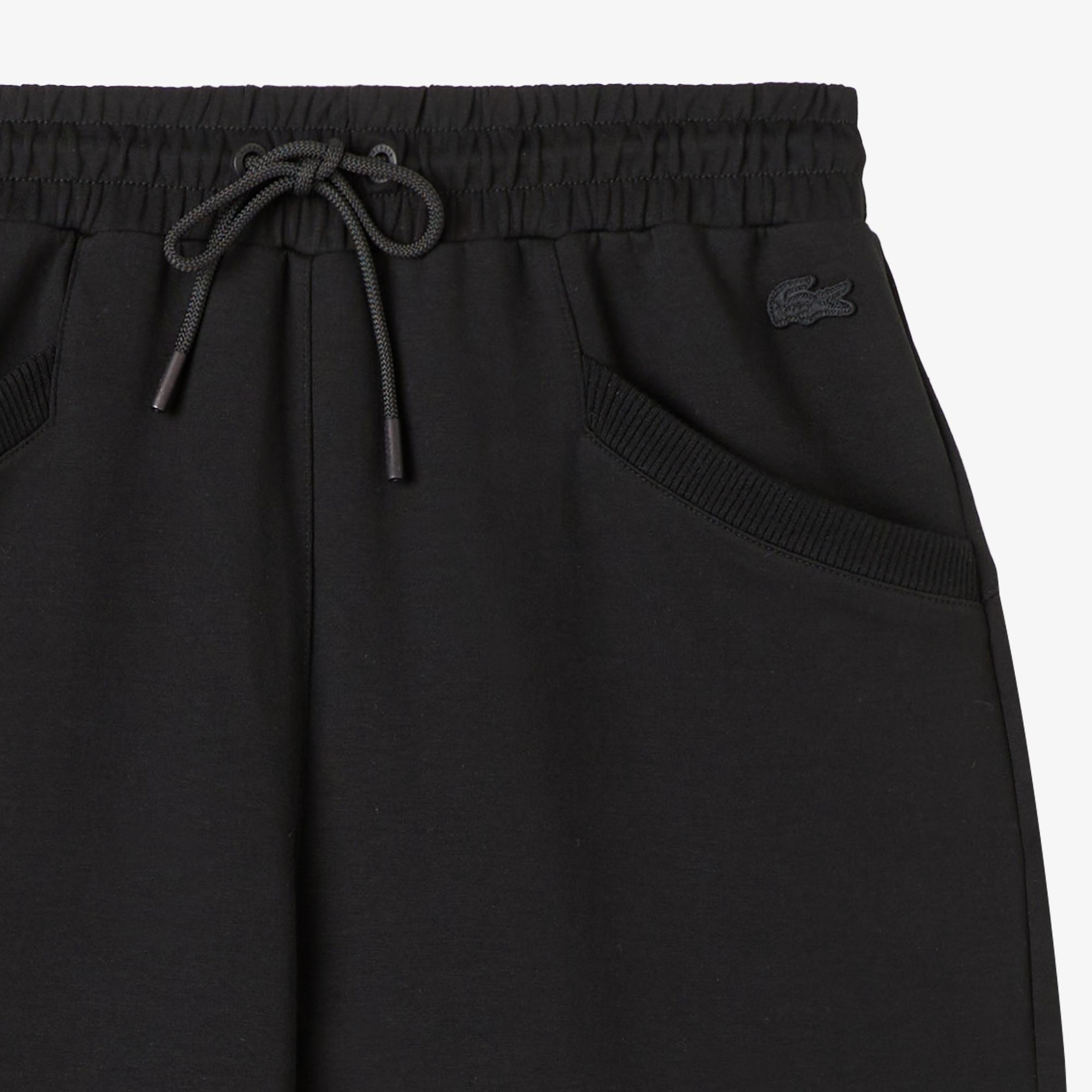 Kadın Straight Fit Siyah Eşofman Altı