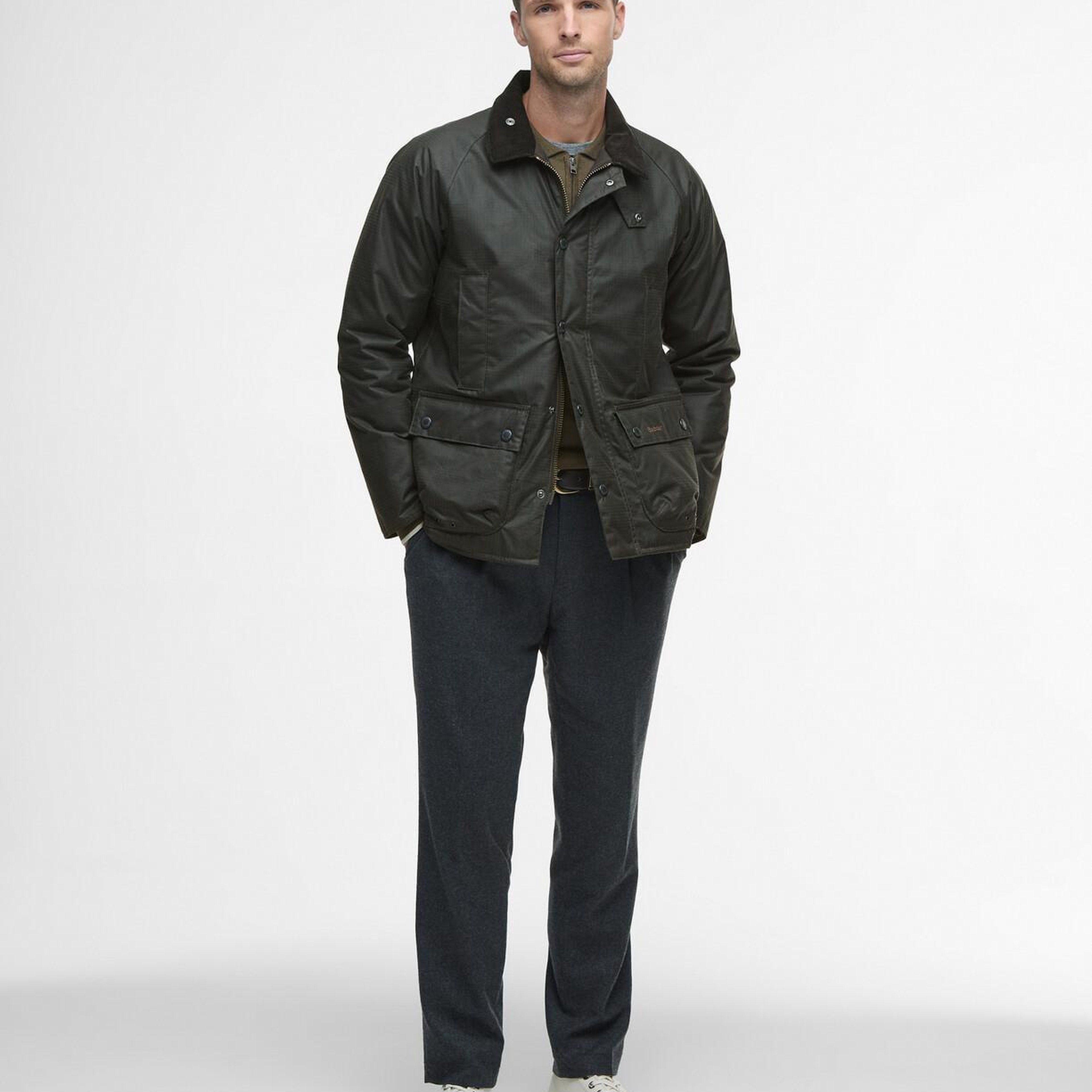 Barbour Modern Beaufort Check Yağlı Ceket