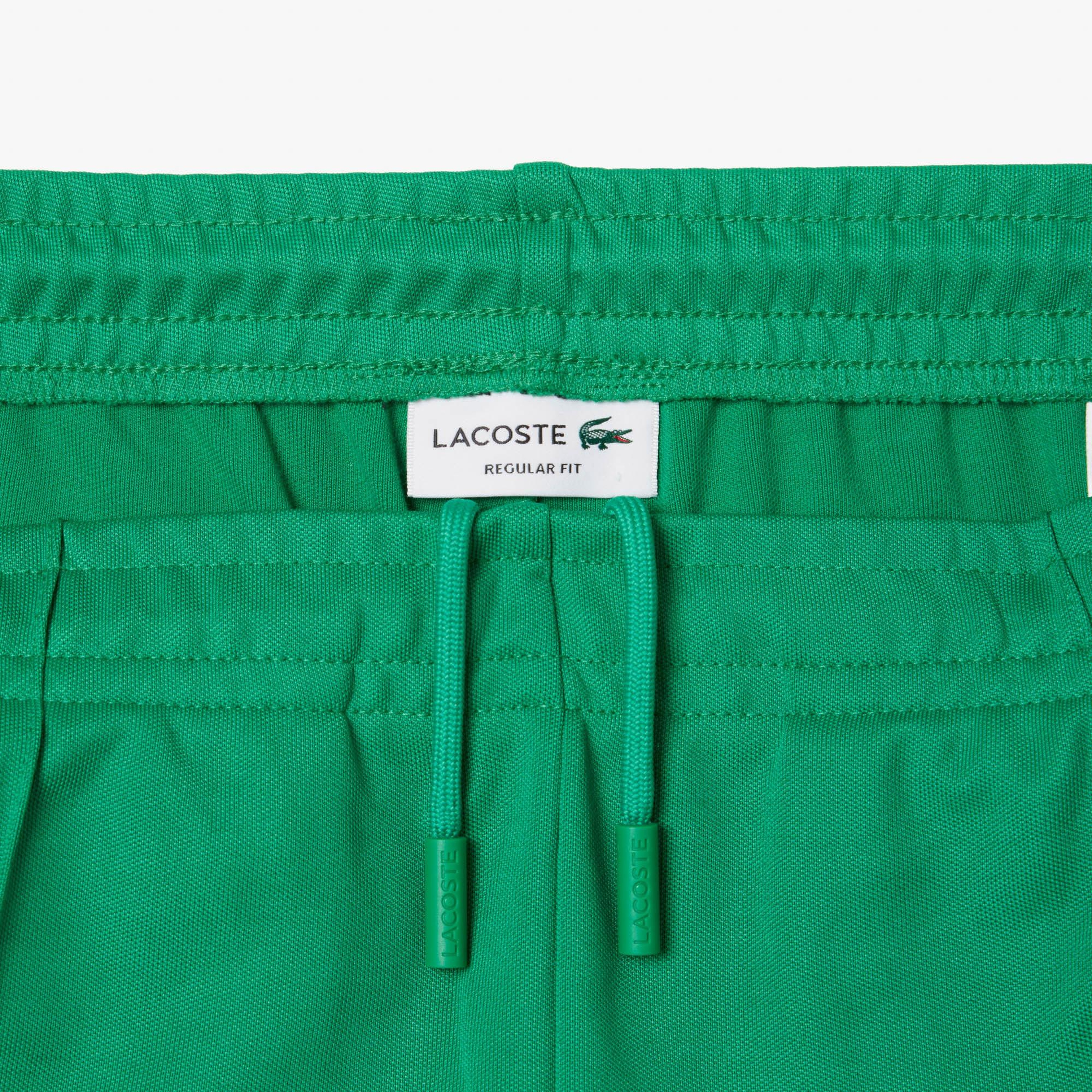 Lacoste Erkek Regular Fit Çizgili Yeşil Eşofman Altı
