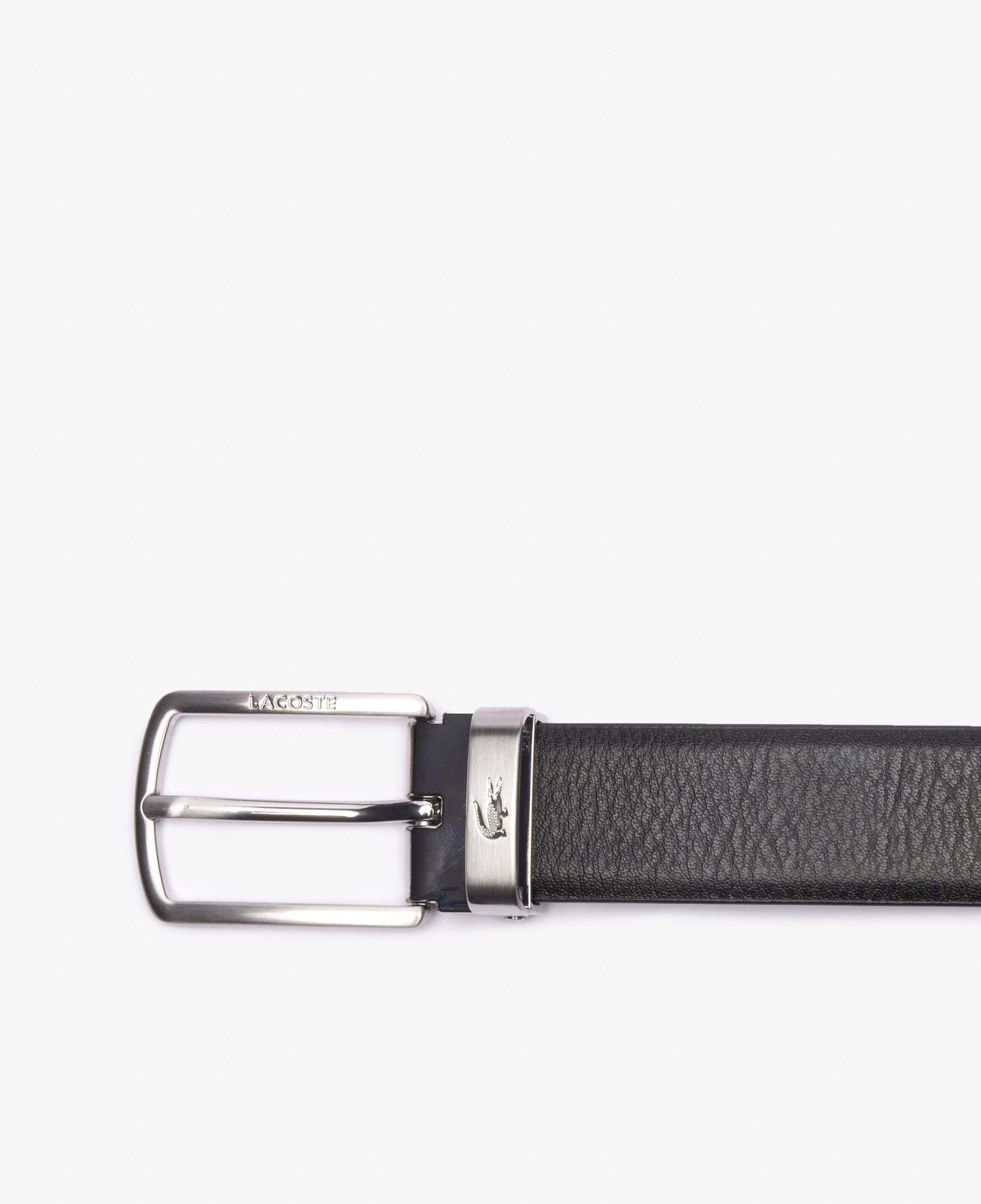 Lacoste Elegance Erkek Deri Siyah Kemer
