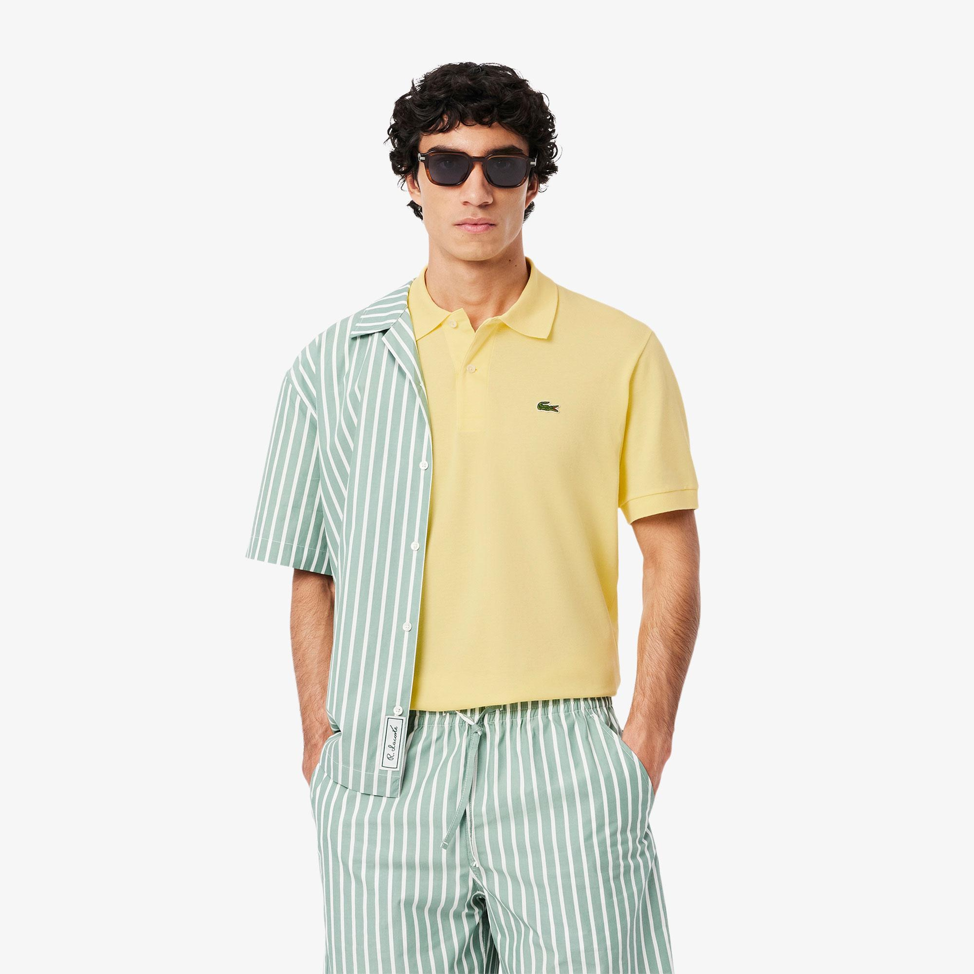 L.12.12 Light Erkek Classic Fit Sarı Polo