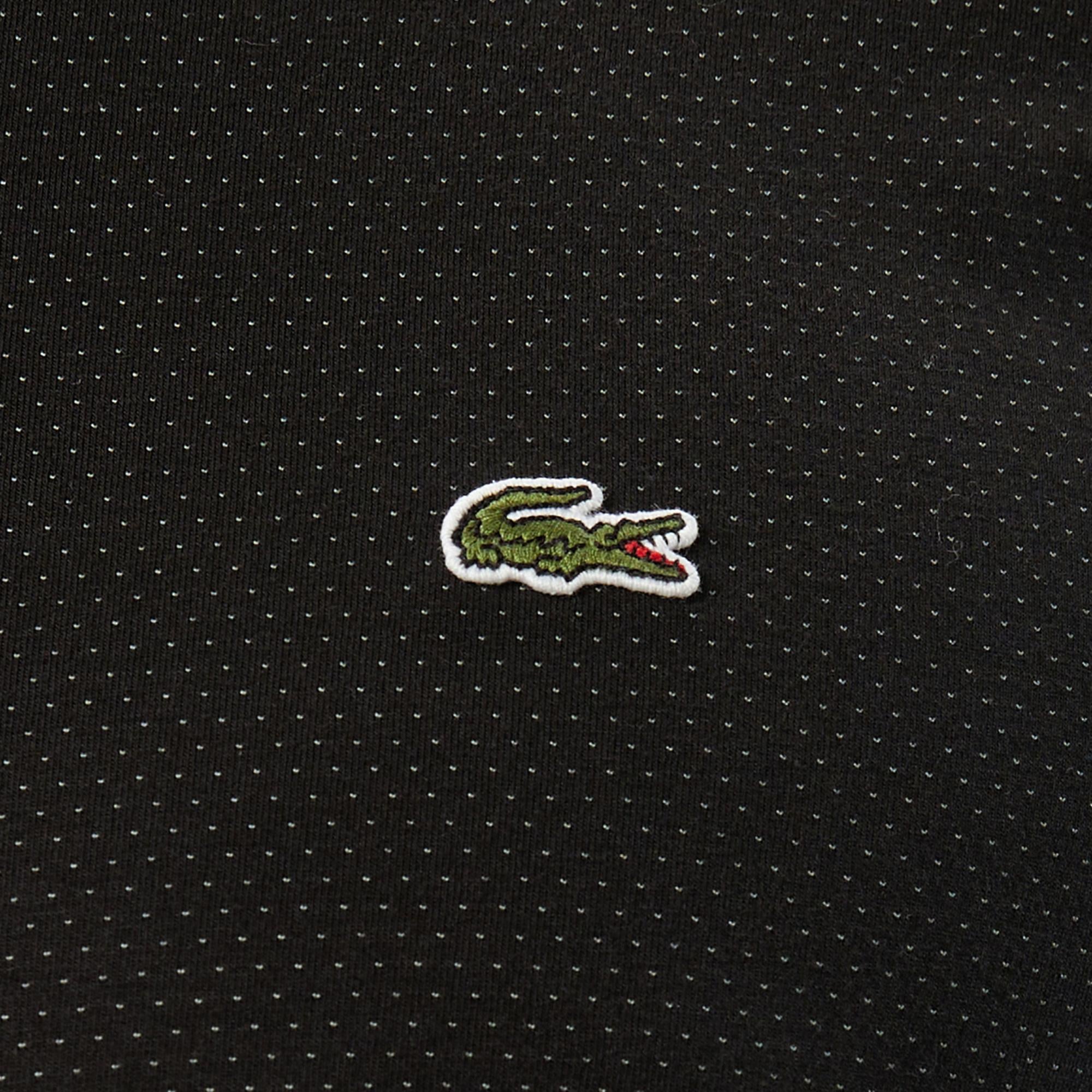 Lacoste Erkek Slim Fit Bisiklet Yaka Siyah T-Shirt