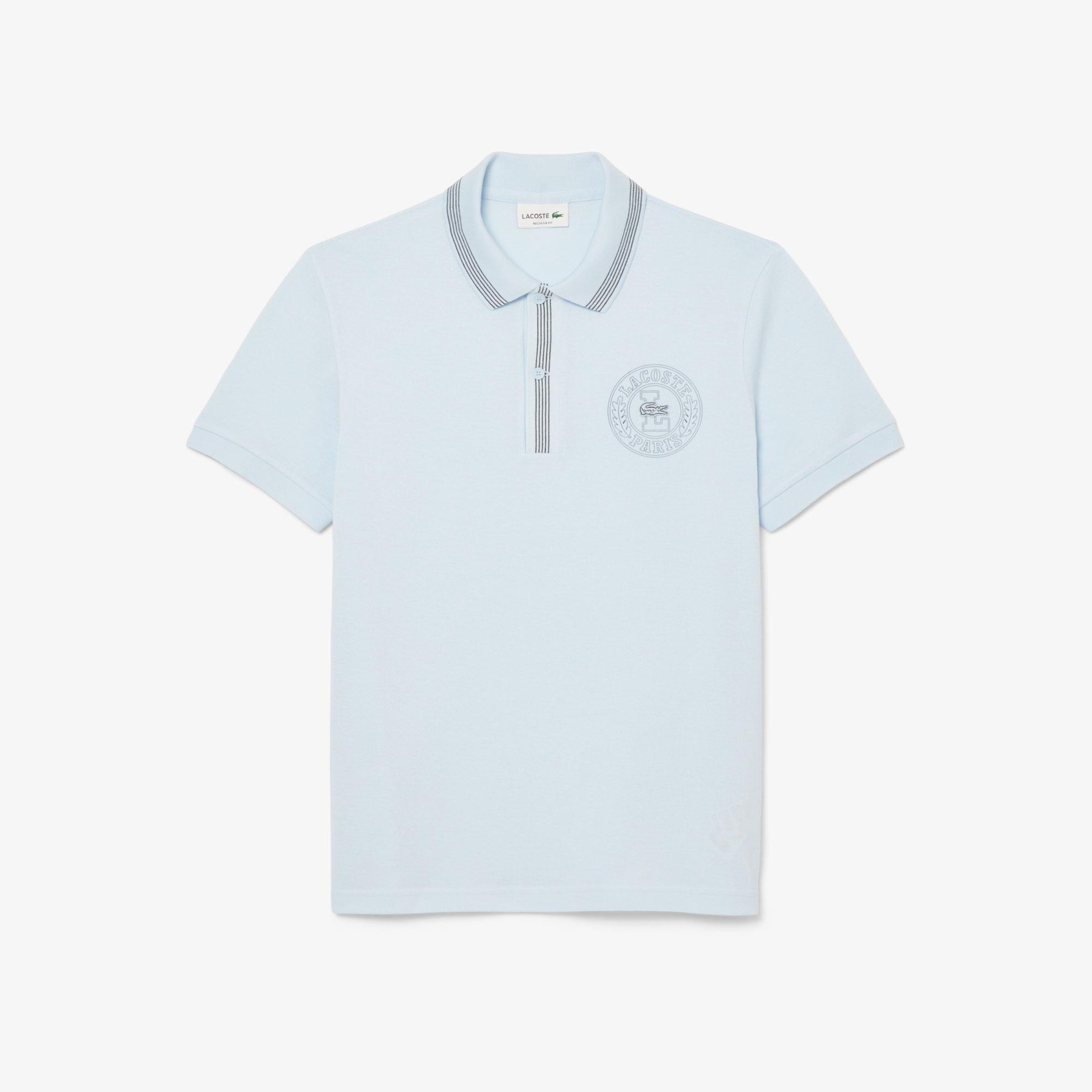 L.12.12 Erkek Regular Fit Mavi Polo
