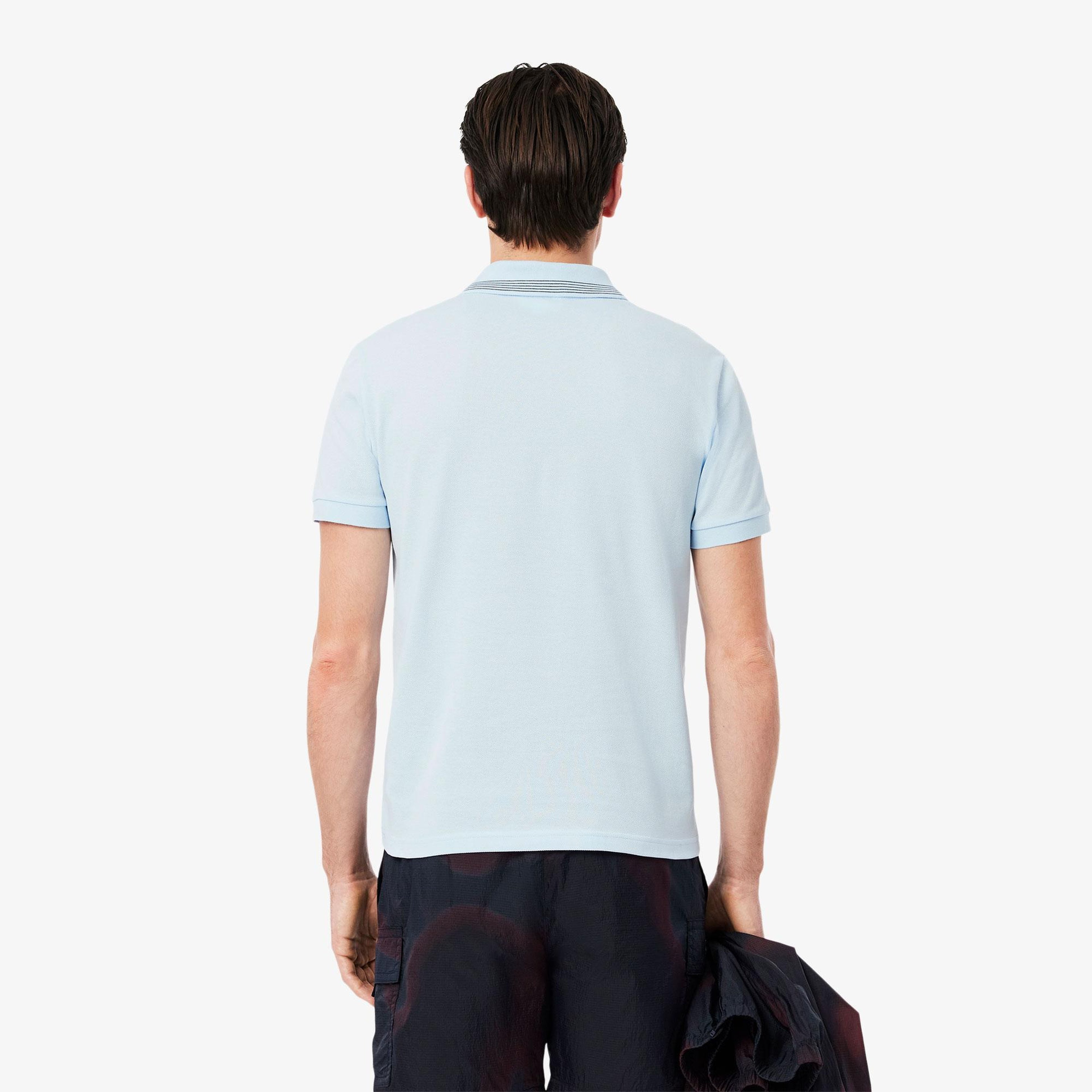 L.12.12 Erkek Regular Fit Mavi Polo