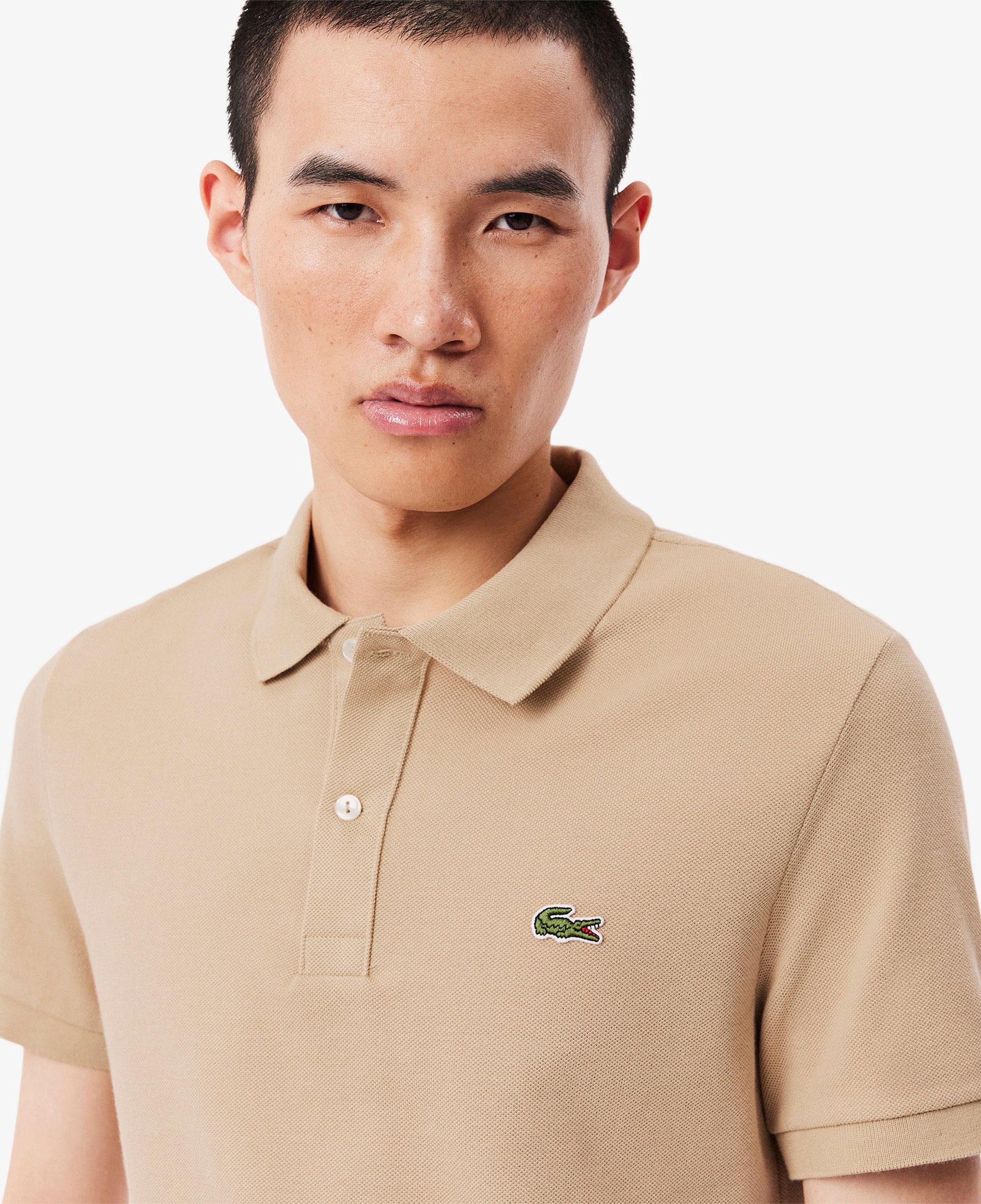 Lacoste L.12.12 Erkek Slim Fit Bej Polo