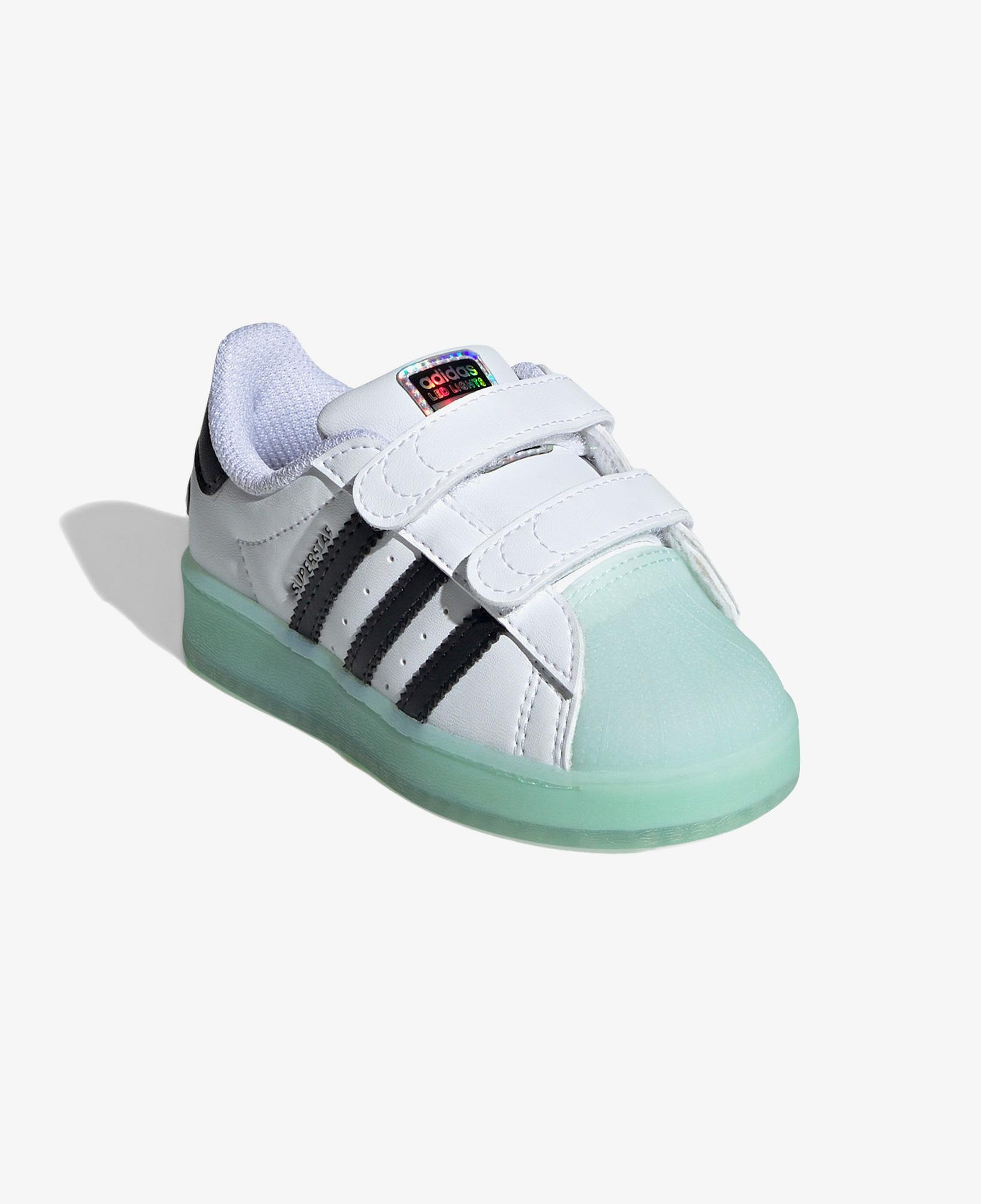 adidas Superstar Led Lights Comfort Closure Bebek Yeşil Beyaz Led Işıklı Spor Ayakkabı