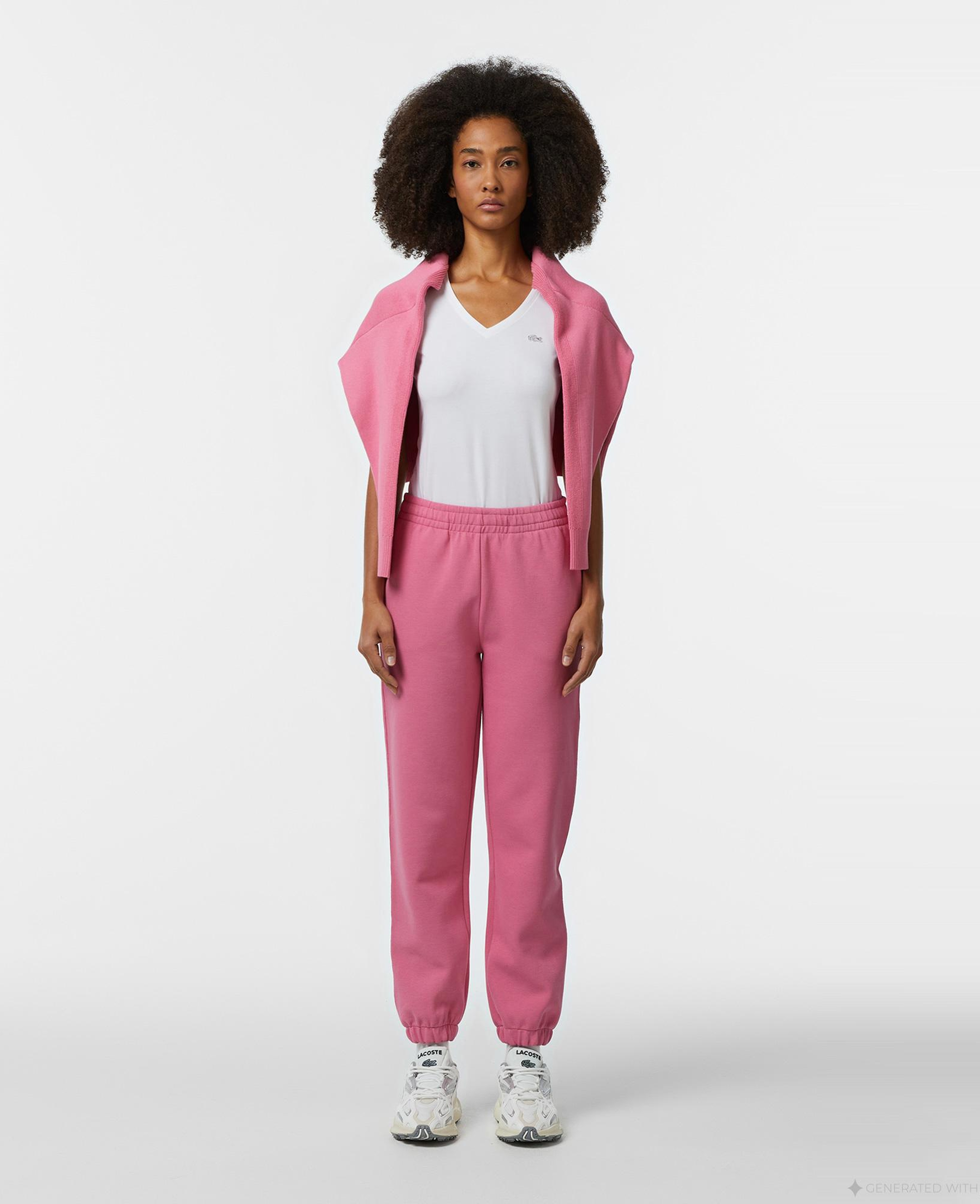 Kadın Regular Fit Pembe Eşofman Altı