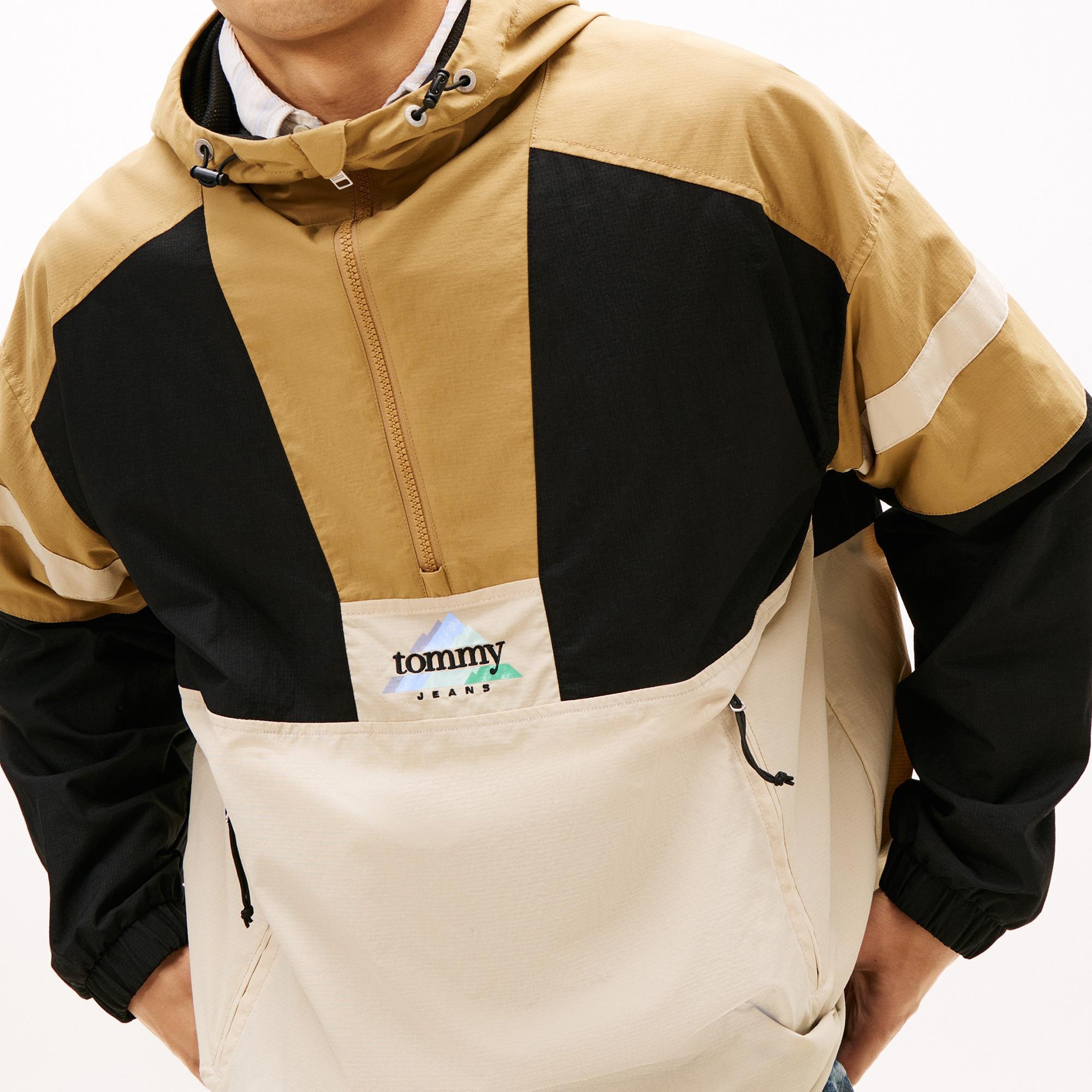 Tommy Hilfiger Light Weight Nylon Anorak Erkek Bej Ceket