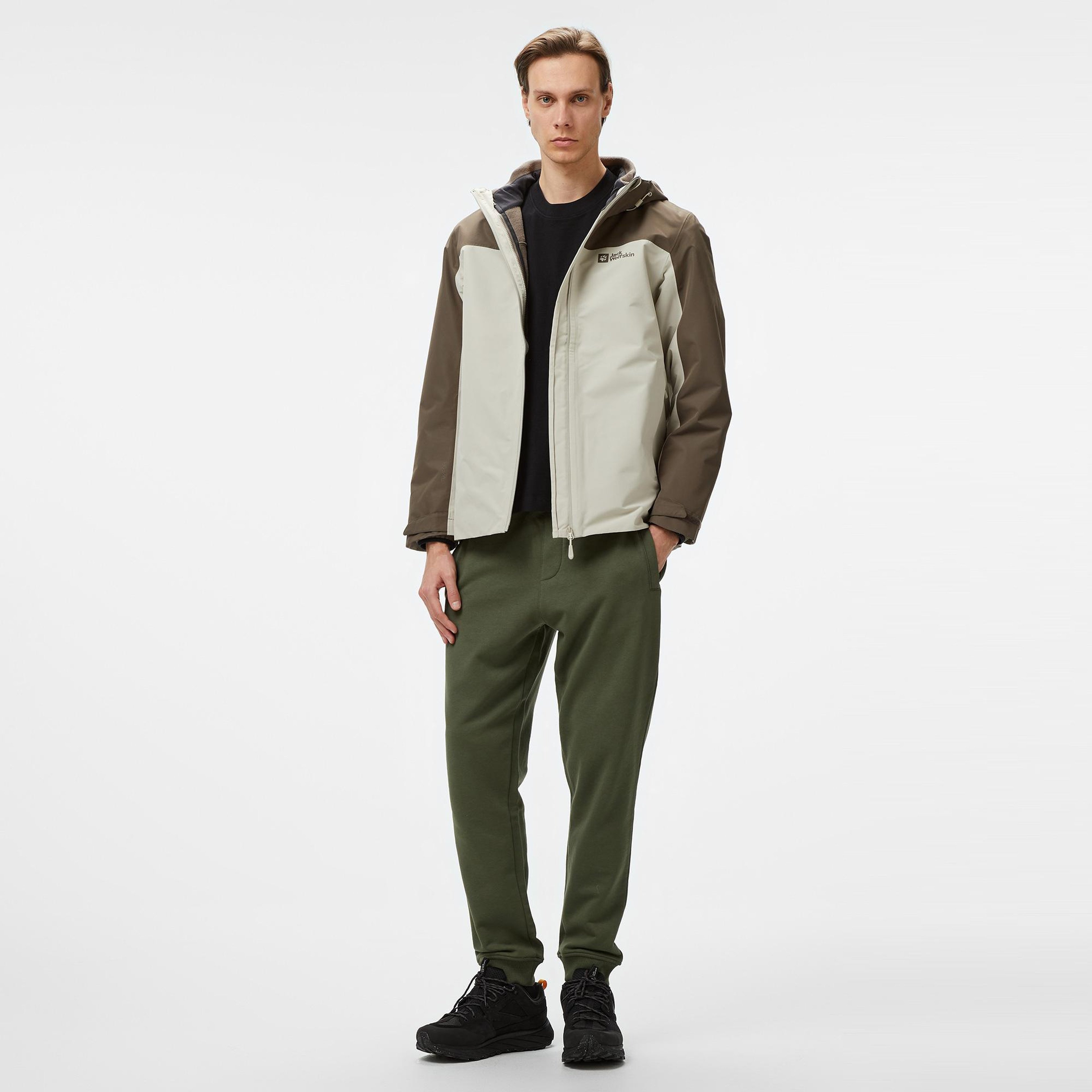 Jack Wolfskin Taubenberg 3in1 Erkek Gri Ceket