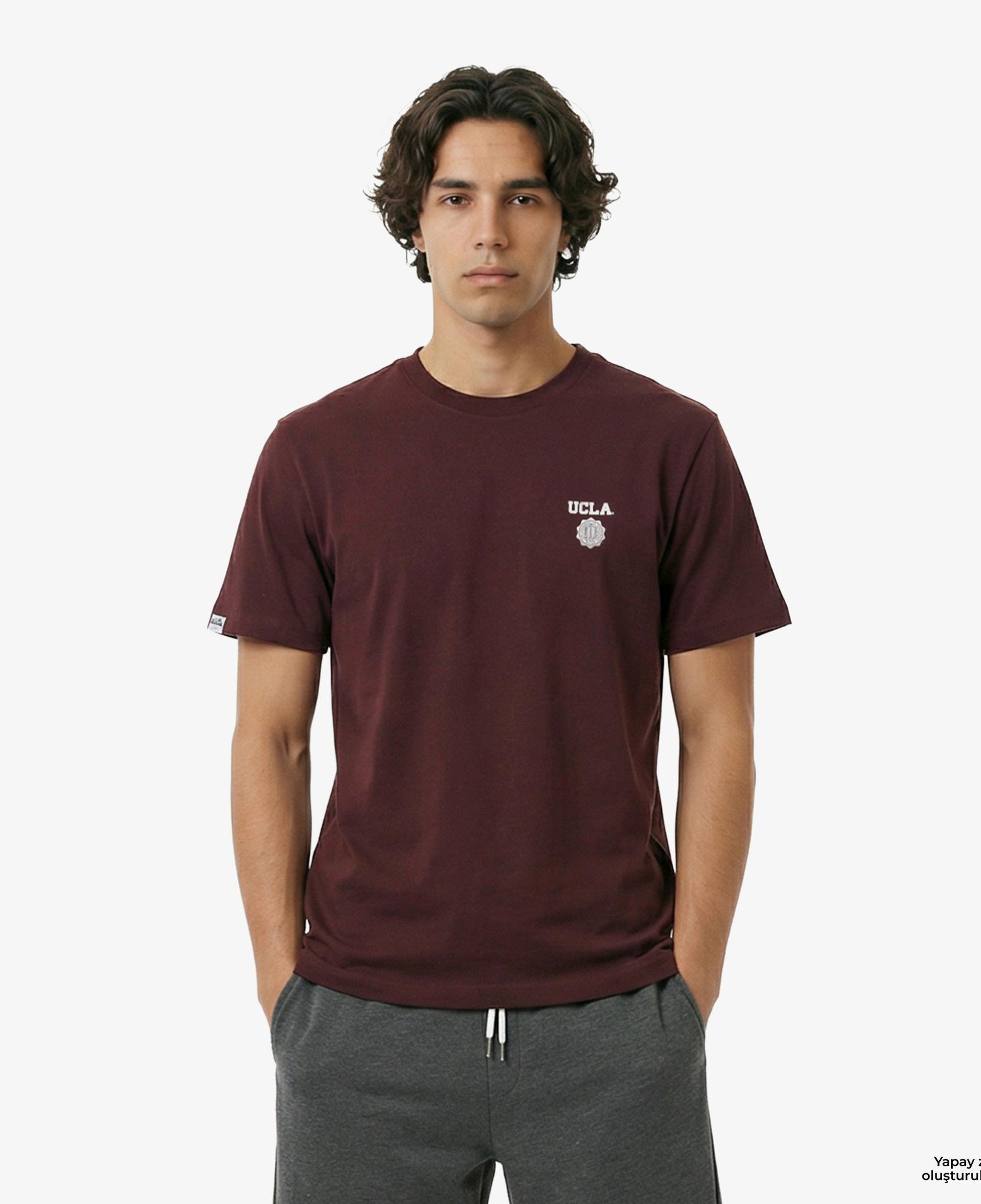 Ucla Bass Erkek Kahverengi T-Shirt