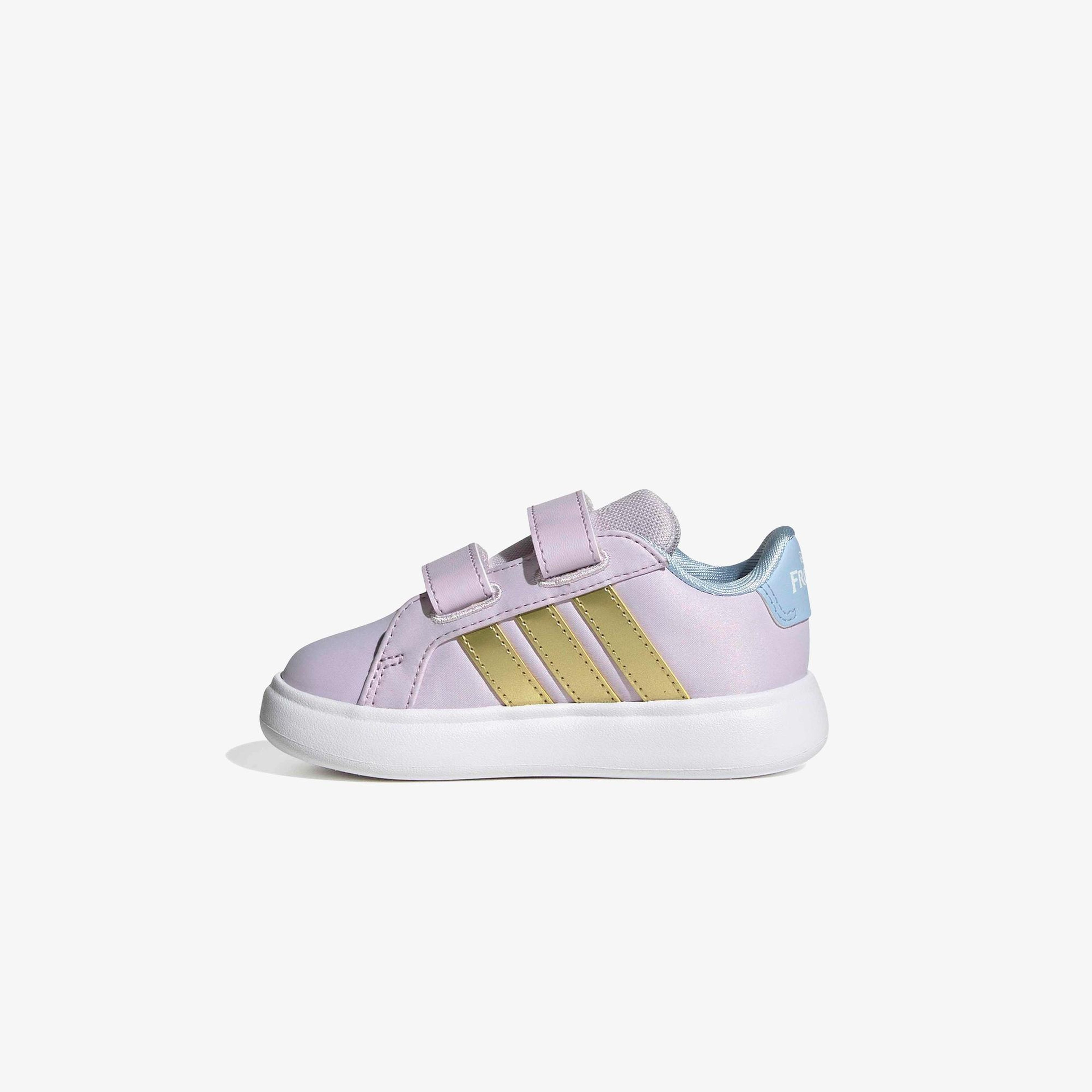 adidas x Disney Grand Court Elsa Bebek Mor Spor Ayakkabı