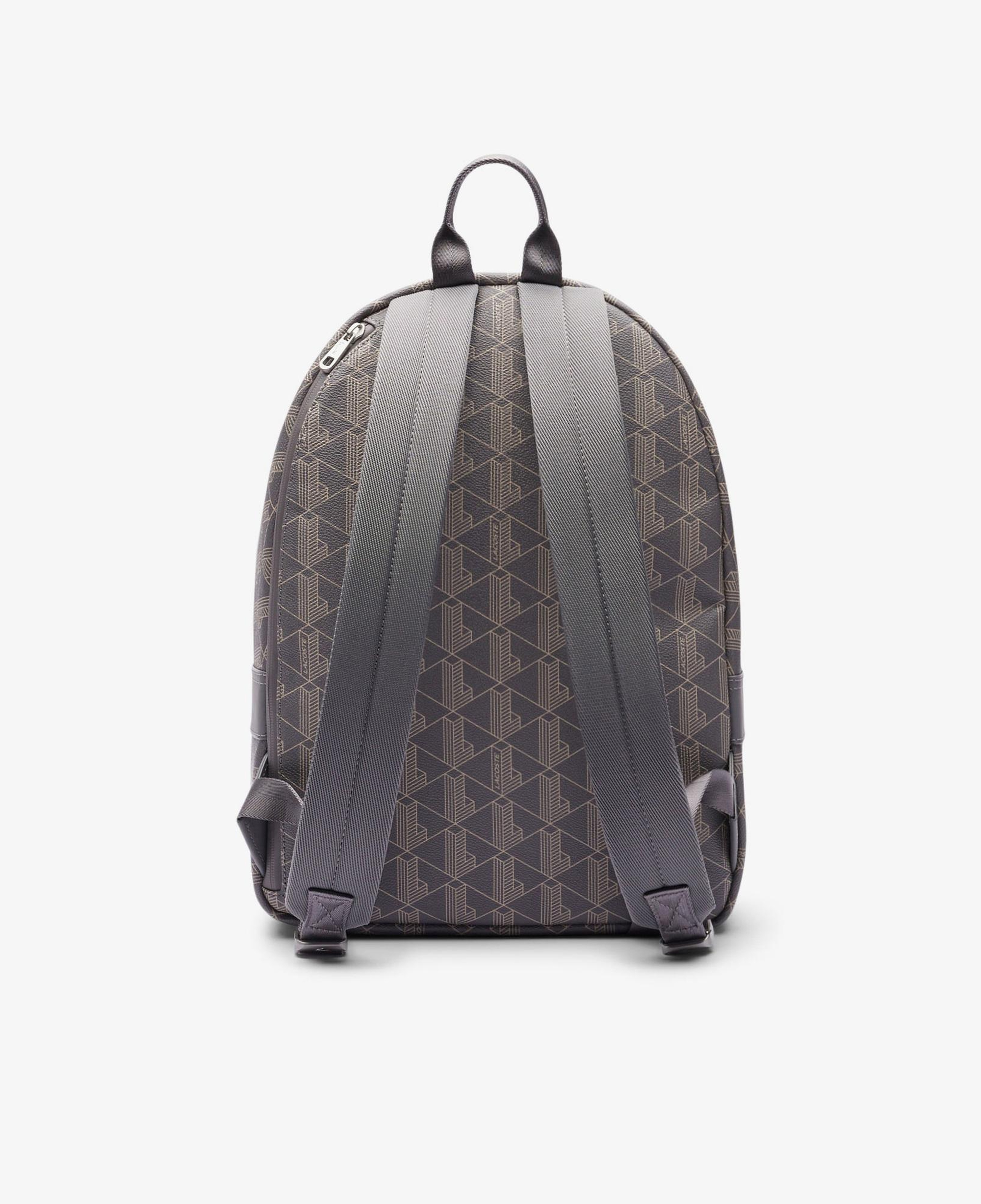Lacoste The Blend Erkek Monogram Gri Sırt Çantası